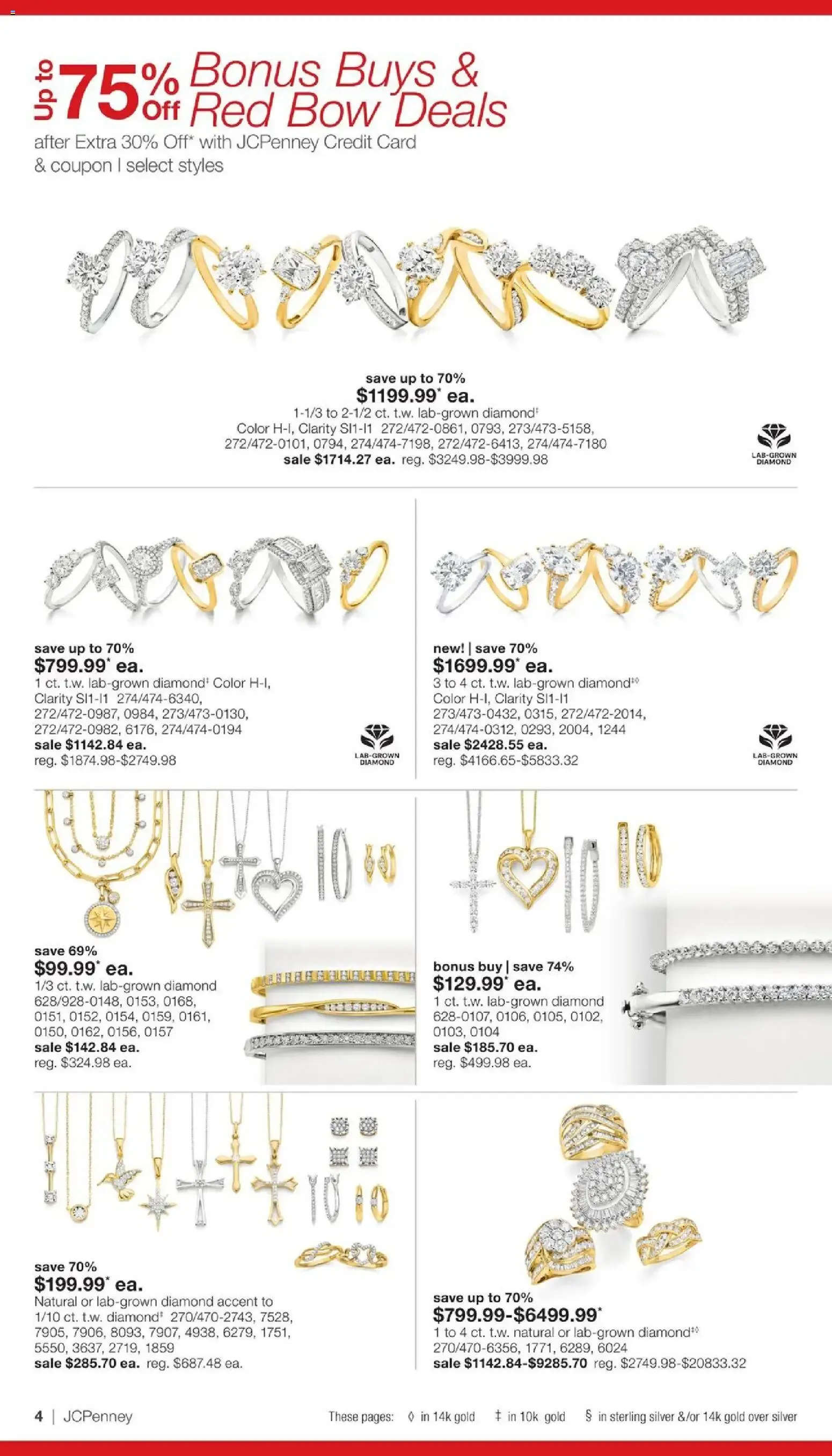 Weekly ad JCPenney Billion Dollar Jewelry Sale from September 3 to September 20 2026 - Page 3