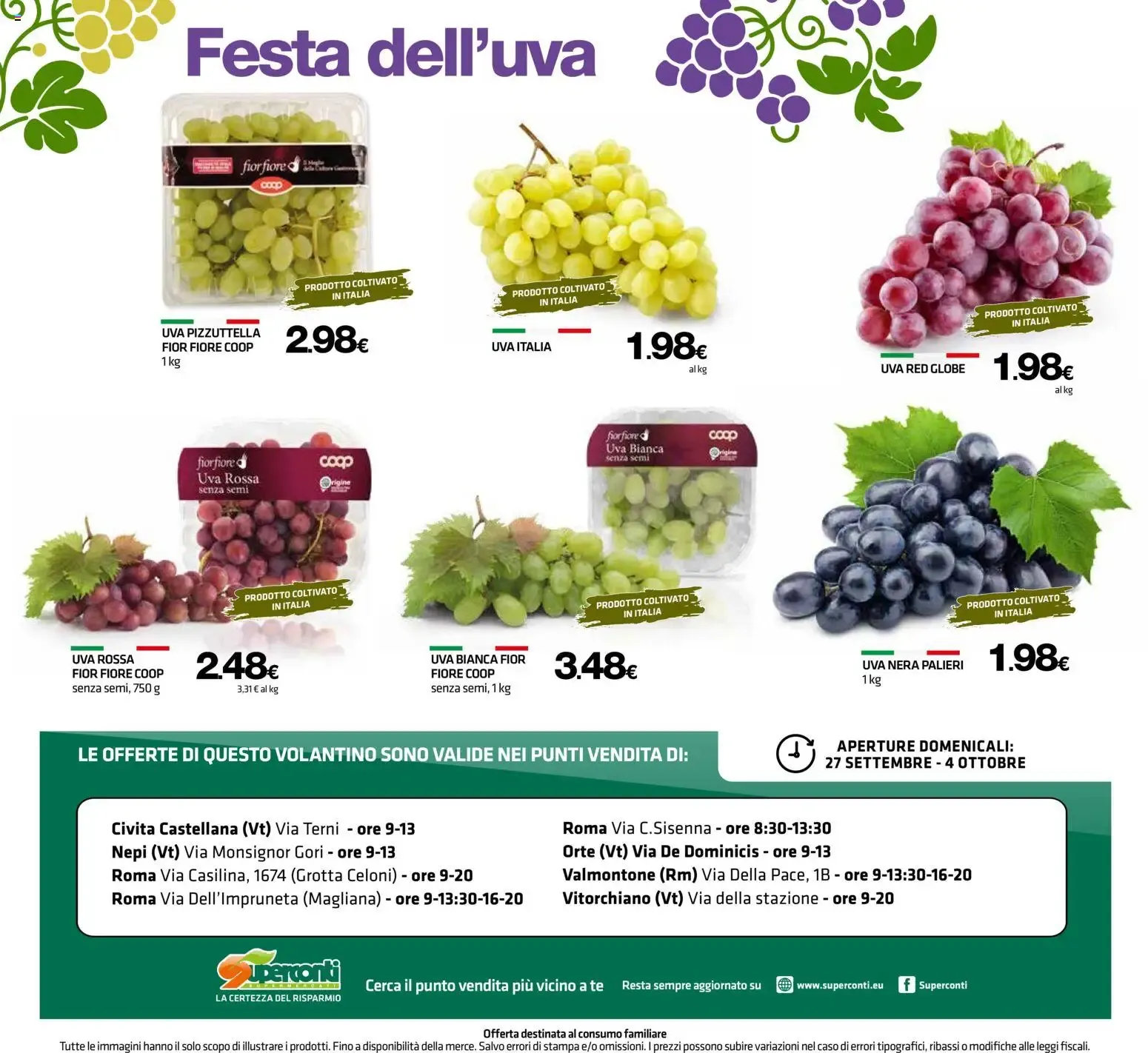 I FRESCHI TI PREMIANO con buoni da 5€! da 24 settembre a 7 ottobre di 2026 - Pagina del volantino 20