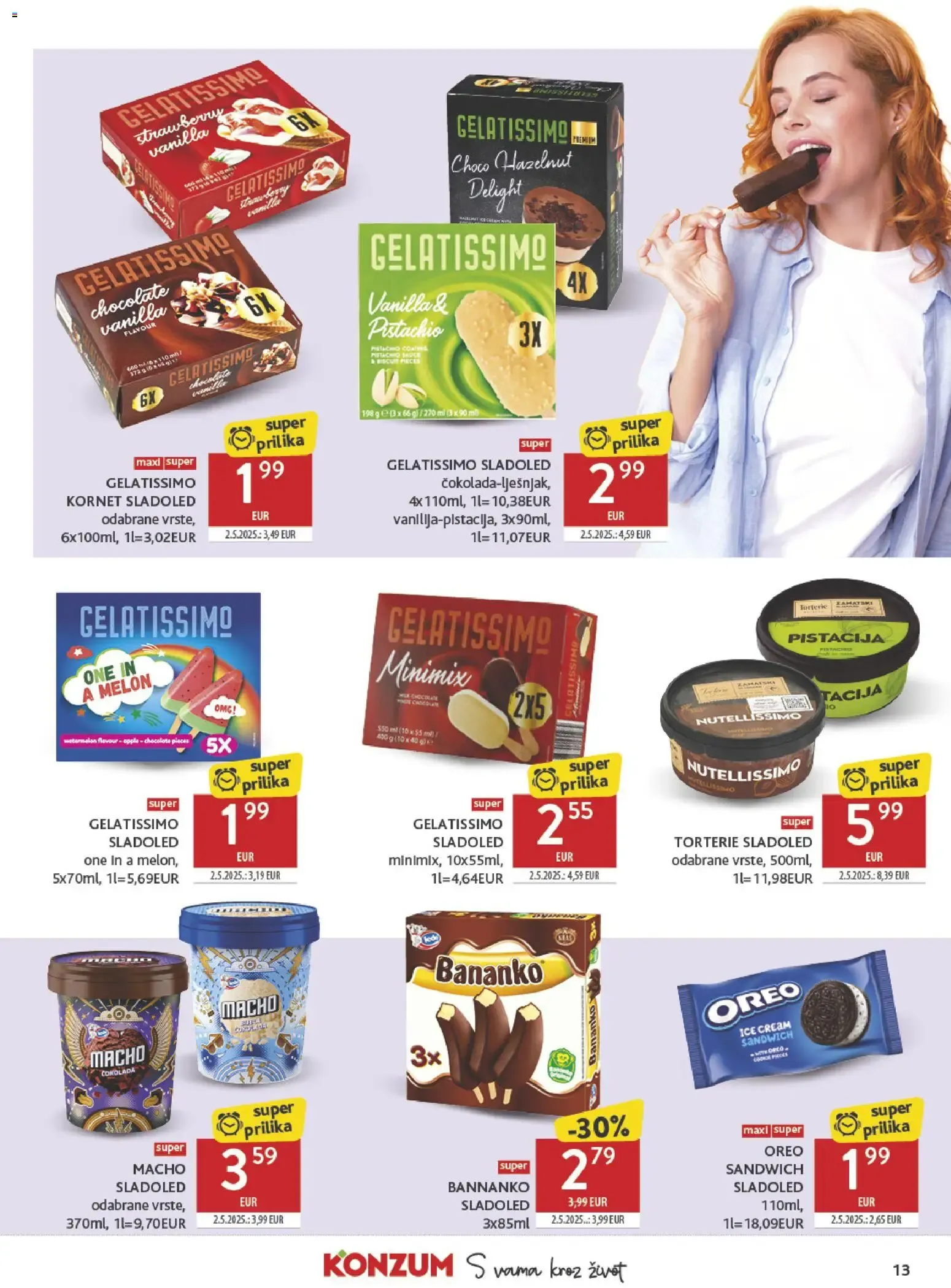 Katalog Konzum Katalog novi od 15.07.2026 na listanje > letak digitalni od 15. srpnja do 21. srpnja 2026. - Pregled Stranica 13