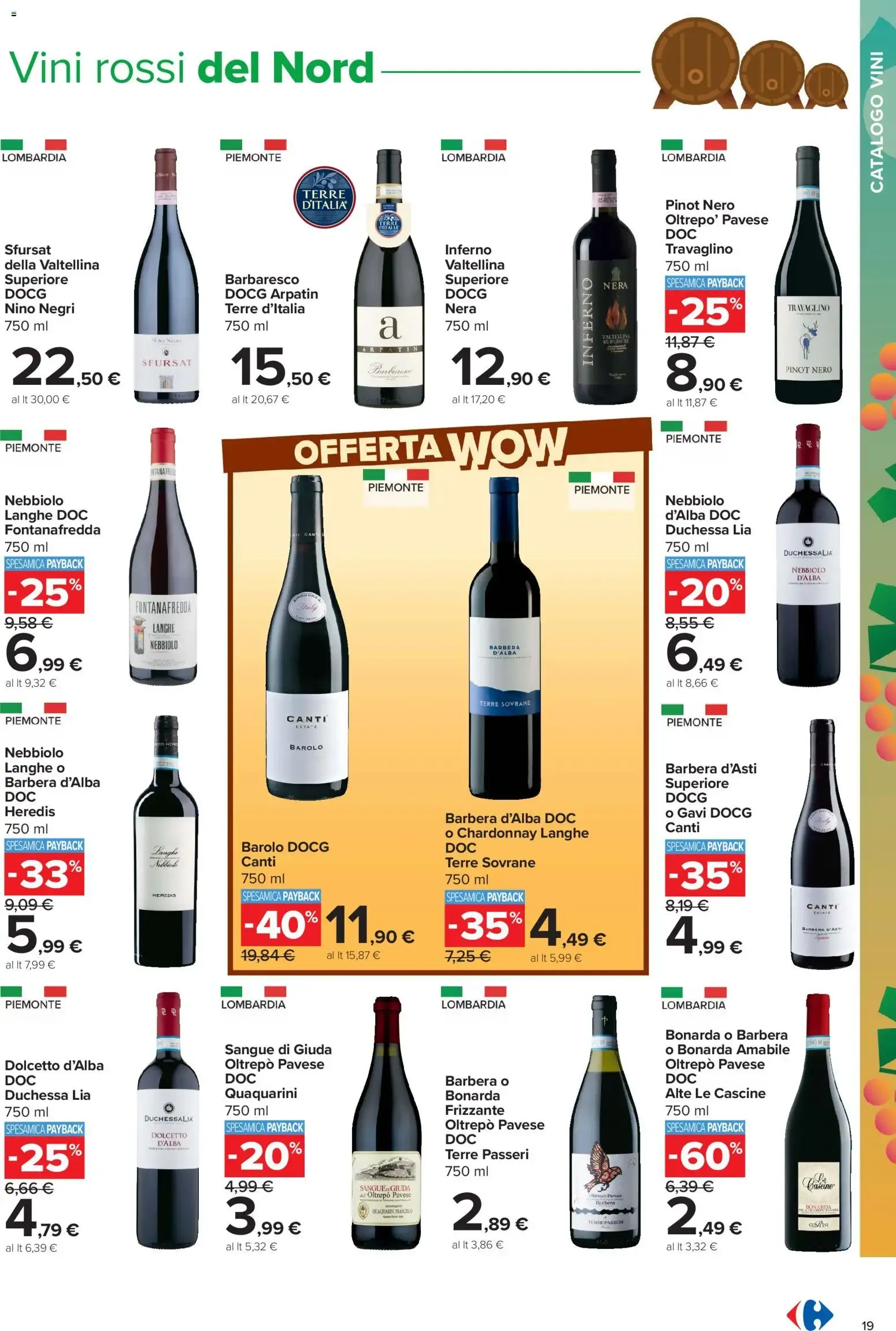 Nuovo Carrefour volantino Iper Vini dal 05/10/2026 > offerte anteprima 🛍️ da 5 ottobre a 8 novembre di 2026 - Pagina del volantino 19