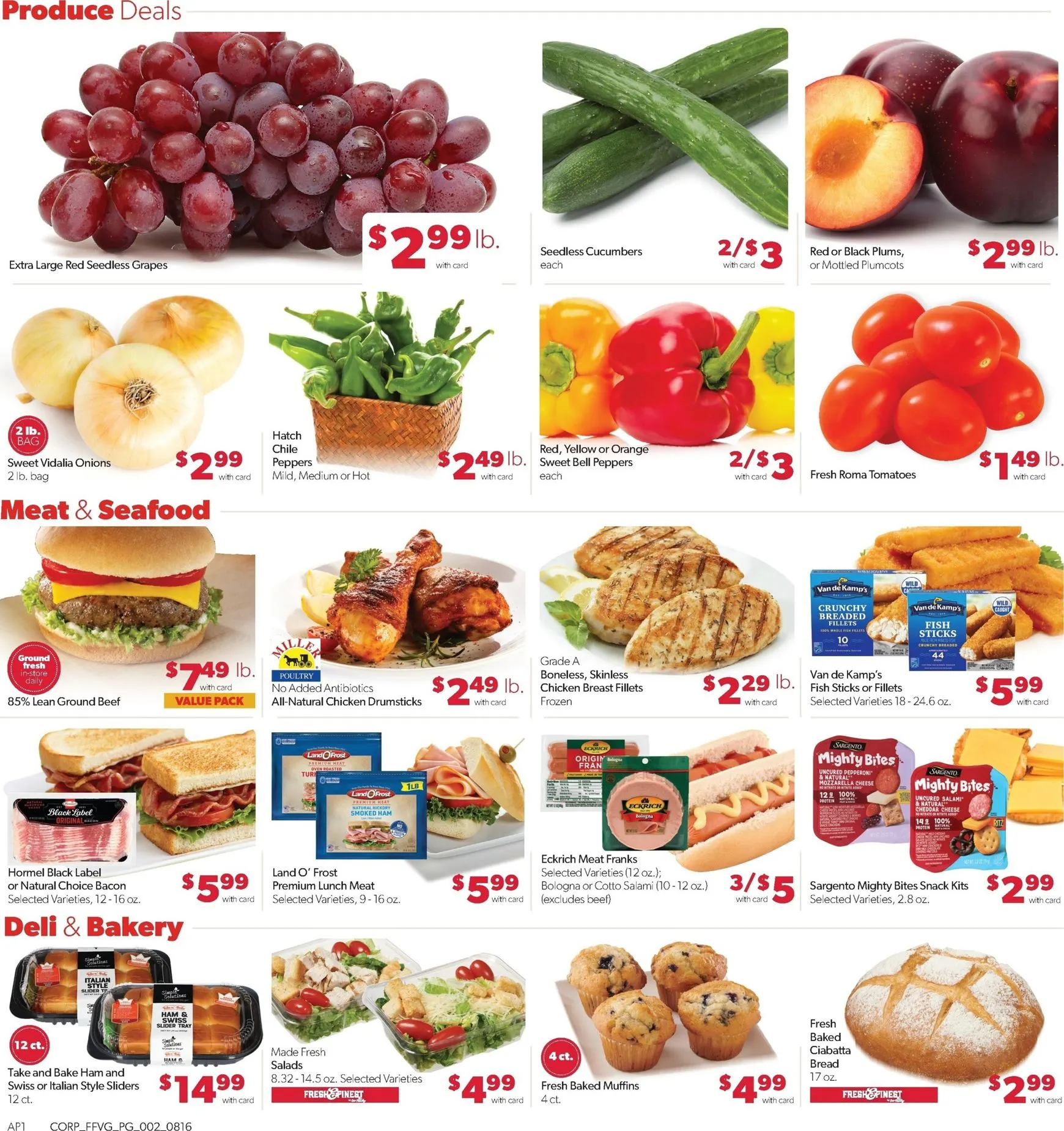 Weekly promotion Current Family Fare leaflet valid from Sunday 08/16/2026 to Saturday 08/22/2026 spanning from August 16 to August 22 2026 - Page 2 for Catalogue 365