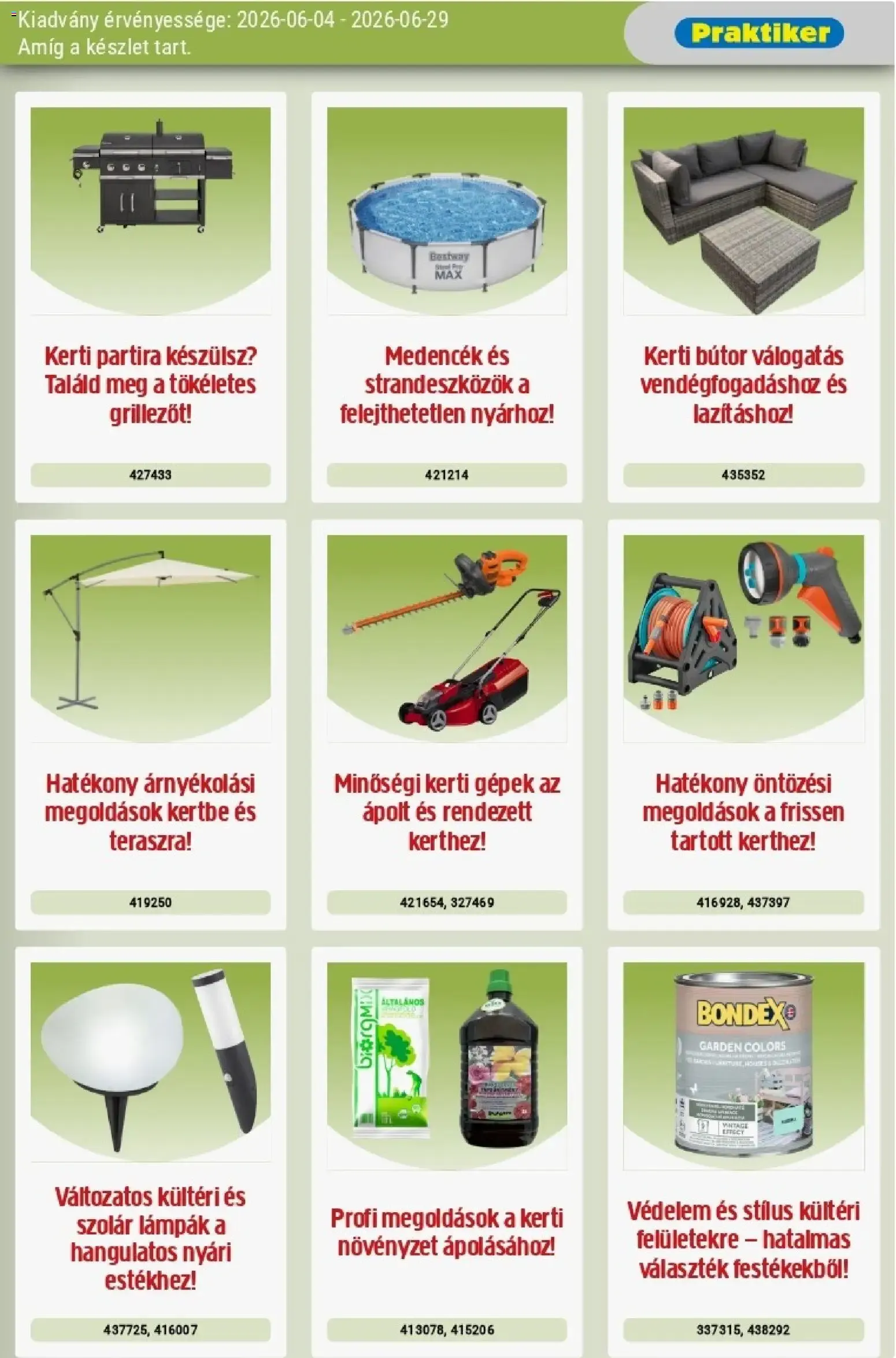 Katalógus Praktiker akciós újság - 2026.06.04. -tól/töl > akció, lapozható szórólap 🛍️ június 4.-tól június 29.-ig 2026. - Oldal 3