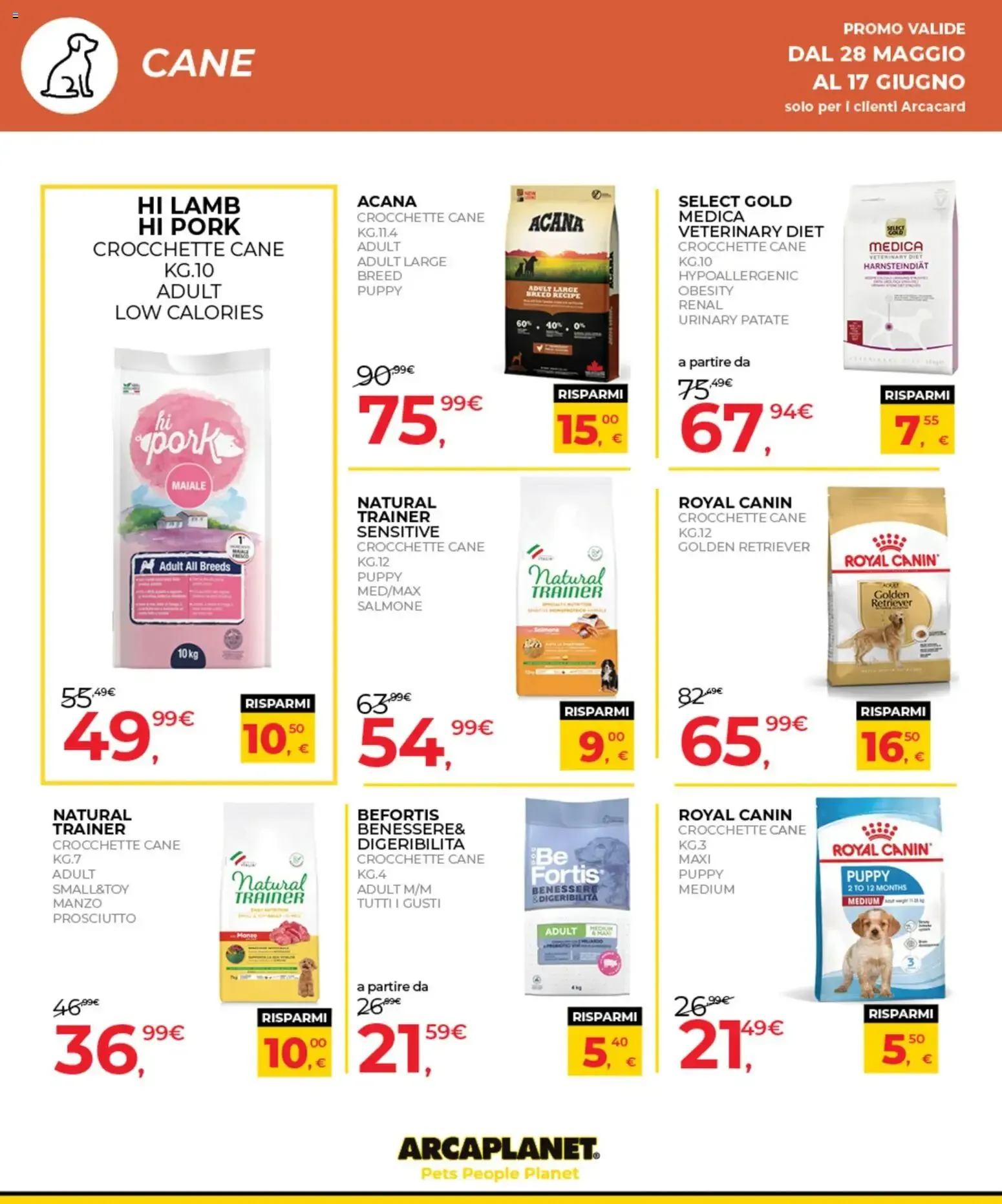 Arcaplanet volantino dal 28/05/2026 - online Offerte da 28 maggio a 17 giugno di 2026 - Pagina del volantino 16