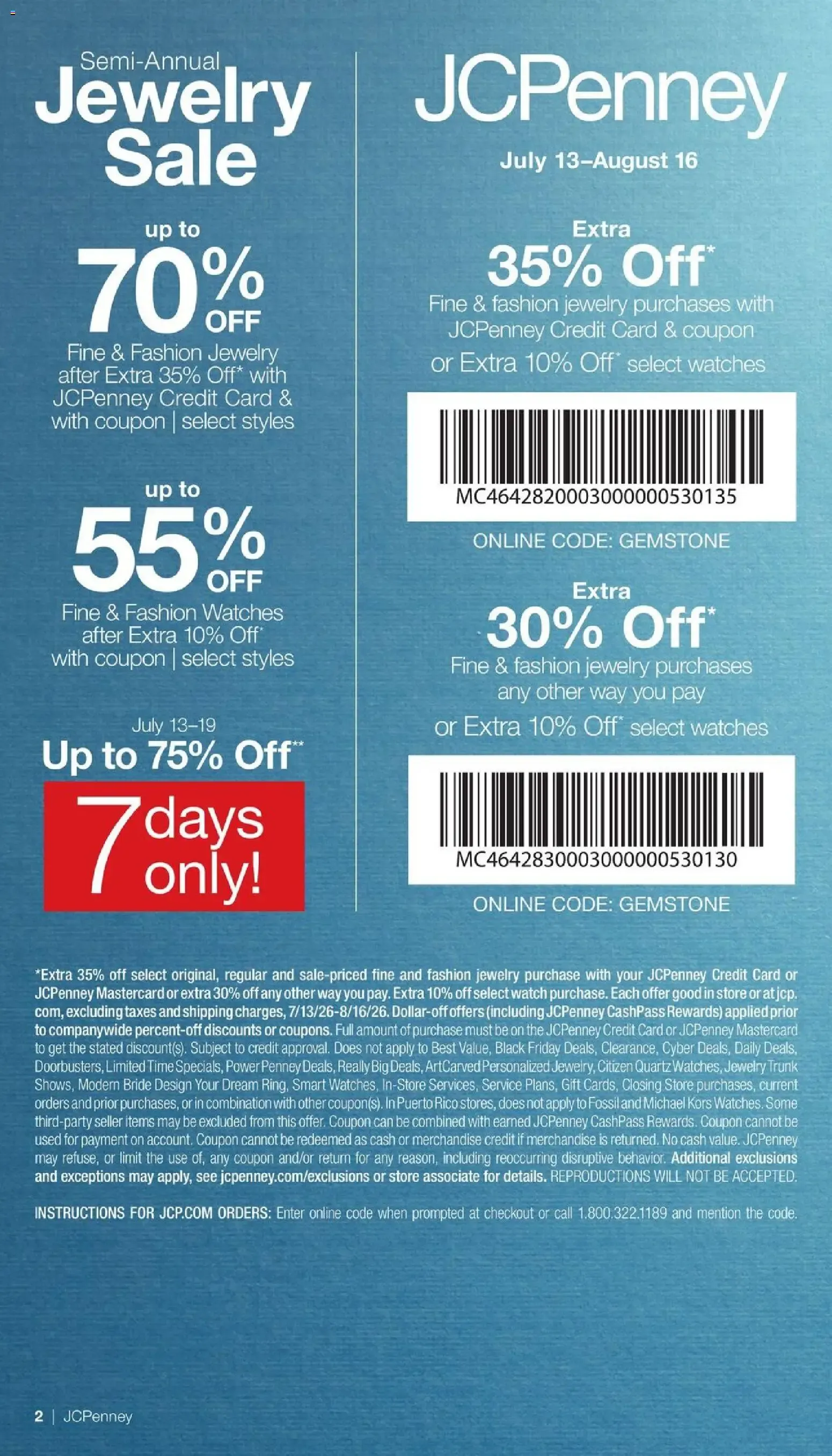 Weekly ad JCPenney Semi-Annual Jewelry Sale from July 13 to August 16 2026 - Page 28