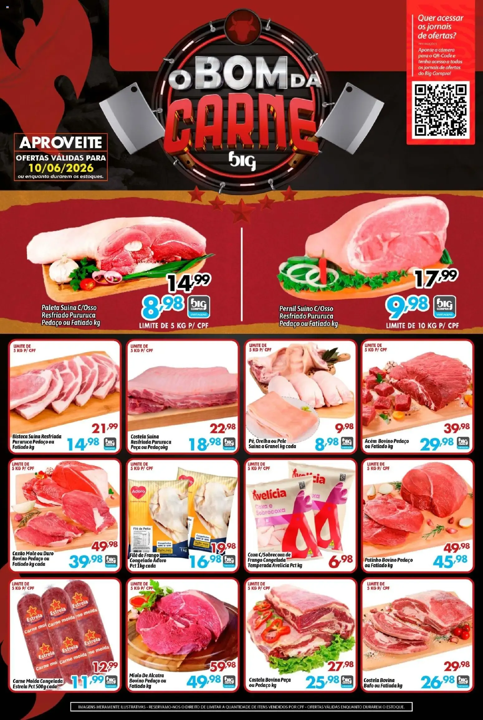 Encarte de O Bom da Carne Big 10 de junho até 10 de junho 2026 - Pagina 1