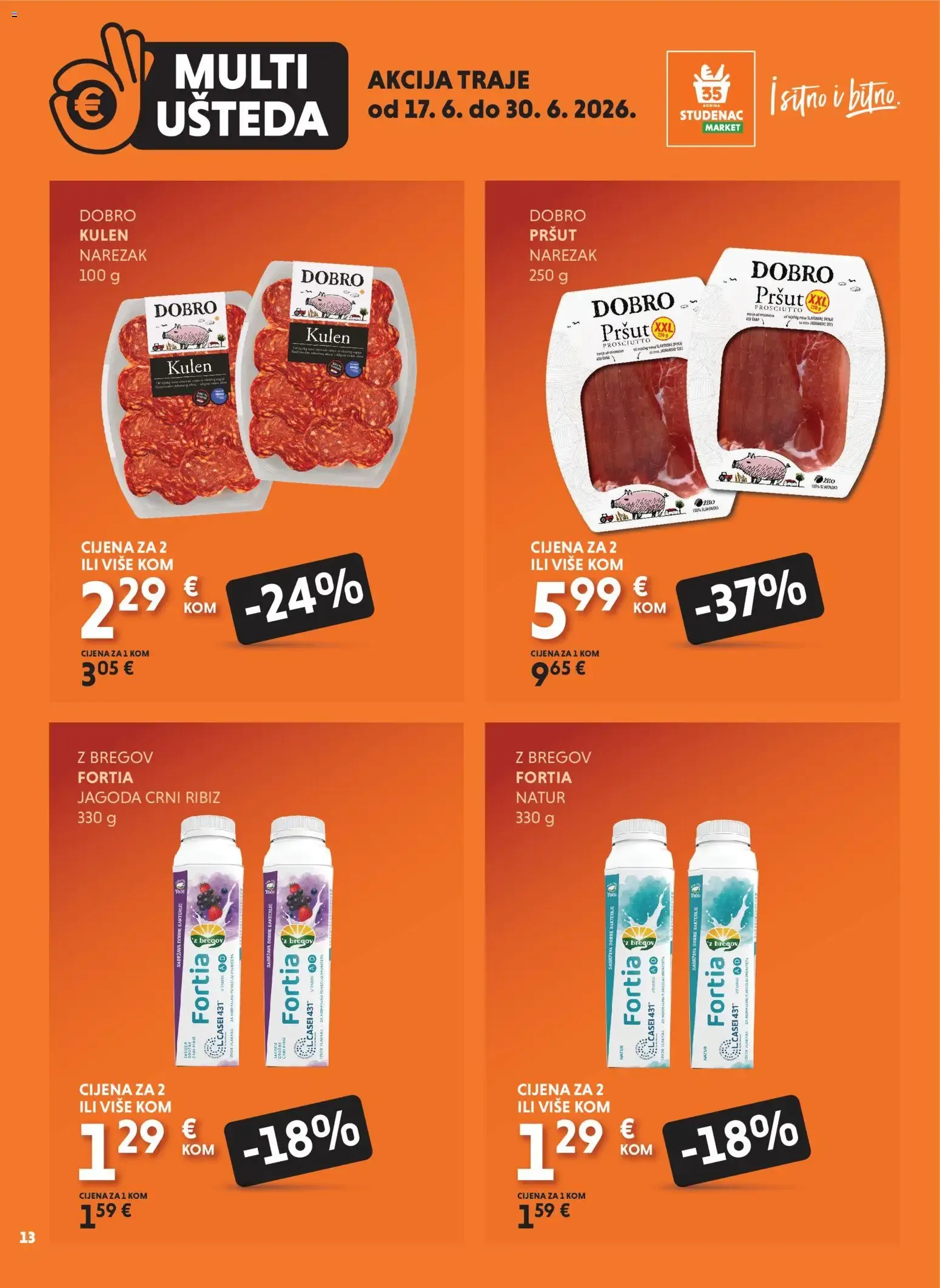 Katalog Uzmi više, plati manje: Multi Ušteda od 17. lipnja do 30. lipnja 2026. - Pregled Stranica 13