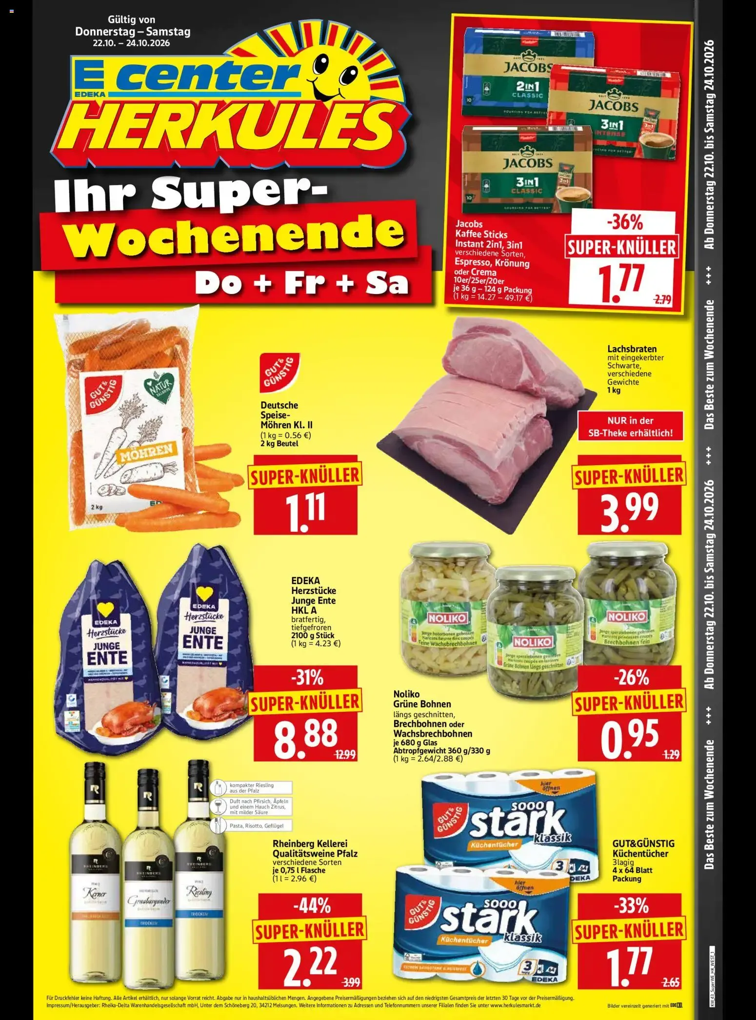 E center HERKULES Ihr Super-Wochenende