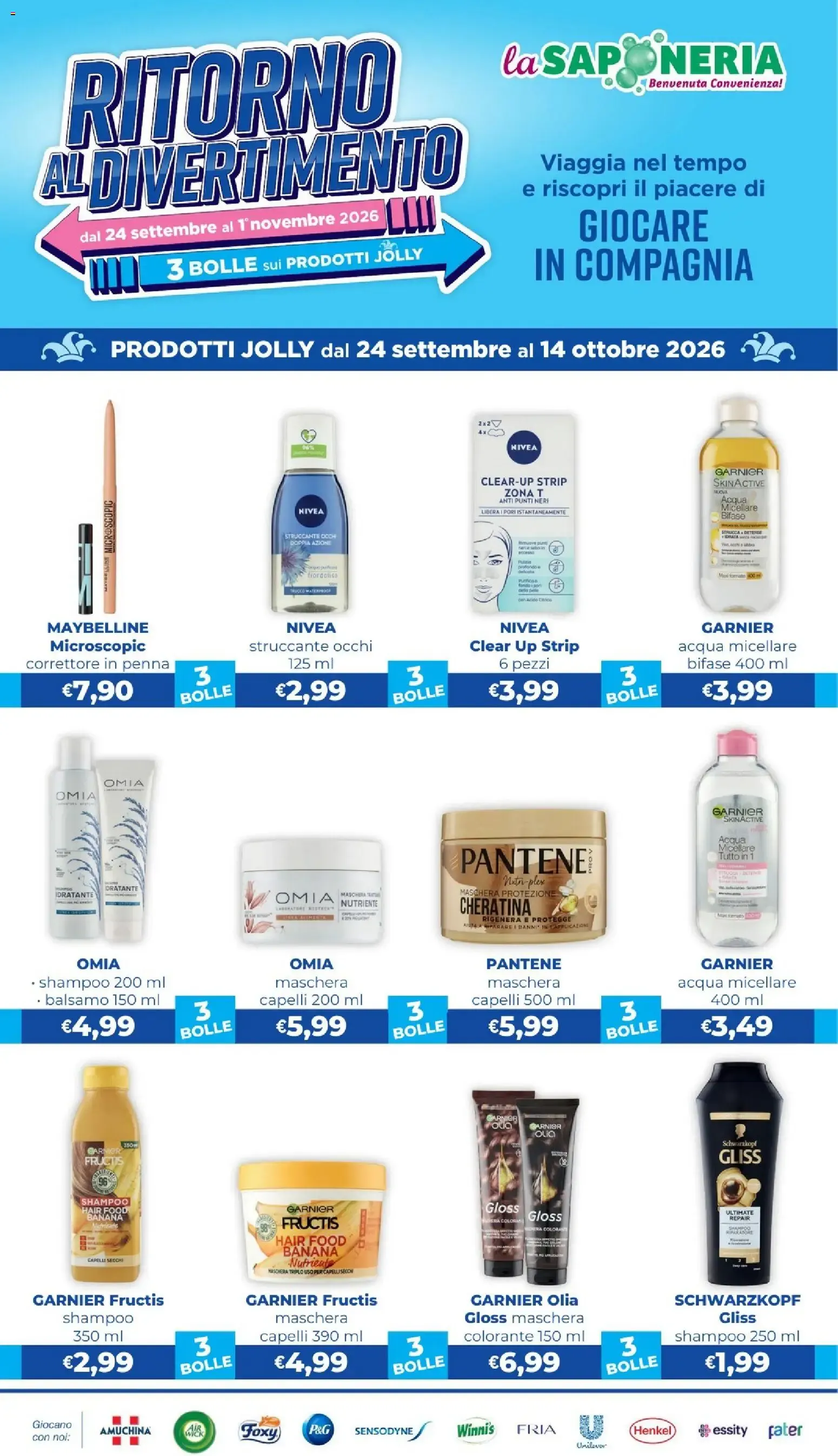 La Saponeria volantino dal 24/09/2026 - online Offerte da 24 settembre a 14 ottobre di 2026 - Pagina del volantino 2