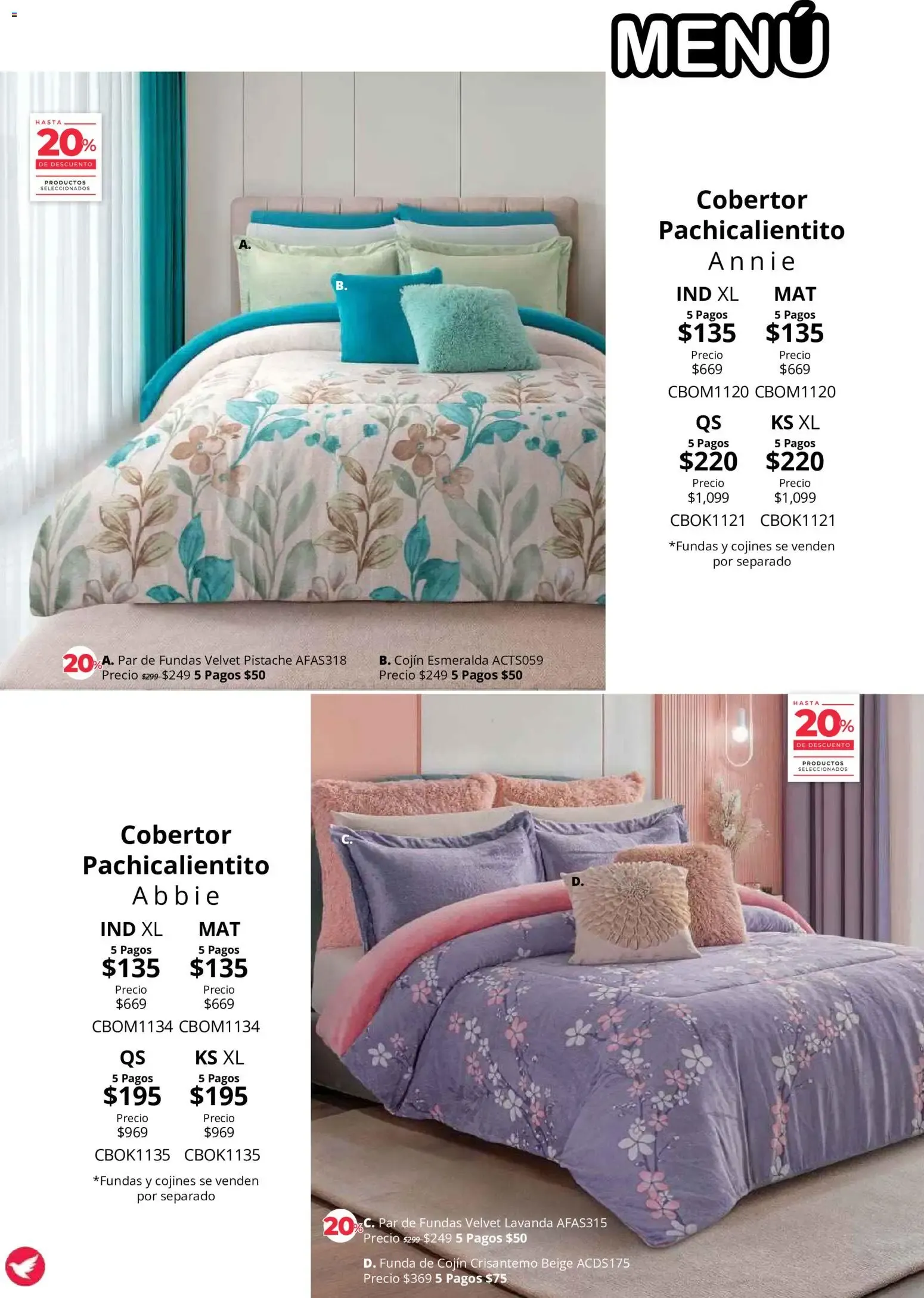 Catálogo de Colchas Concord catálogo Colección Cobertor (01/08/2026 - 31/10/2026) - catálogo en línea 1 de agosto al 31 de octubre 2026 - Pagina 12