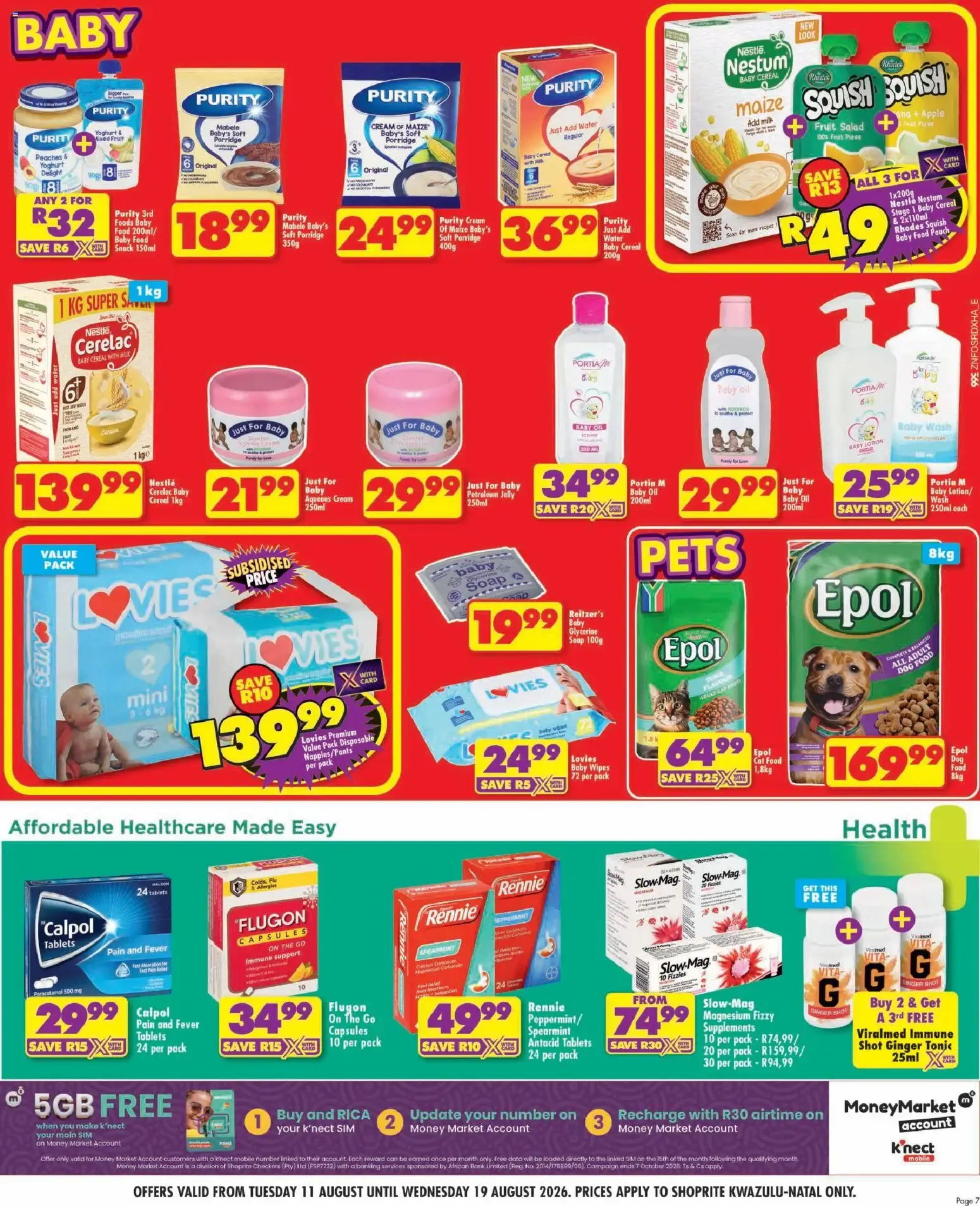 Shoprite: We're Saving SA R2 Billion This Birthday from 11 August to 19 August 2026 - Catalogue Page 7