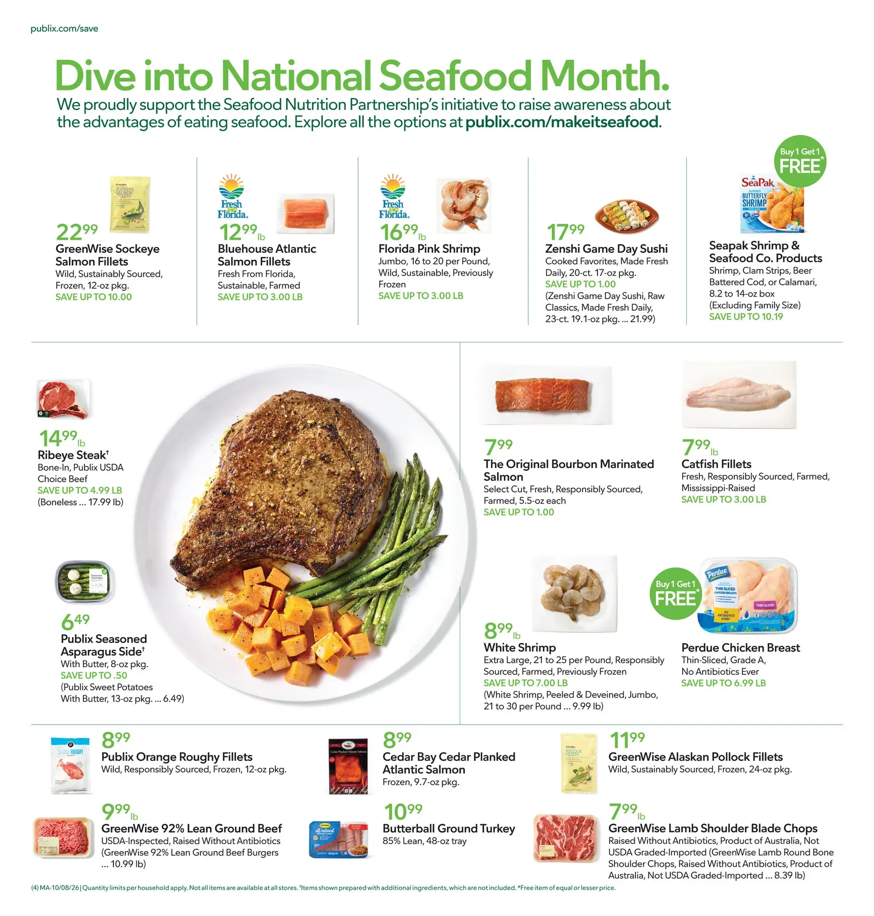 Weekly ad Current Publix leaflet valid from Thursday 10/08/2026 to Wednesday 10/14/2026 from October 8 to October 14 2026 - Page 4