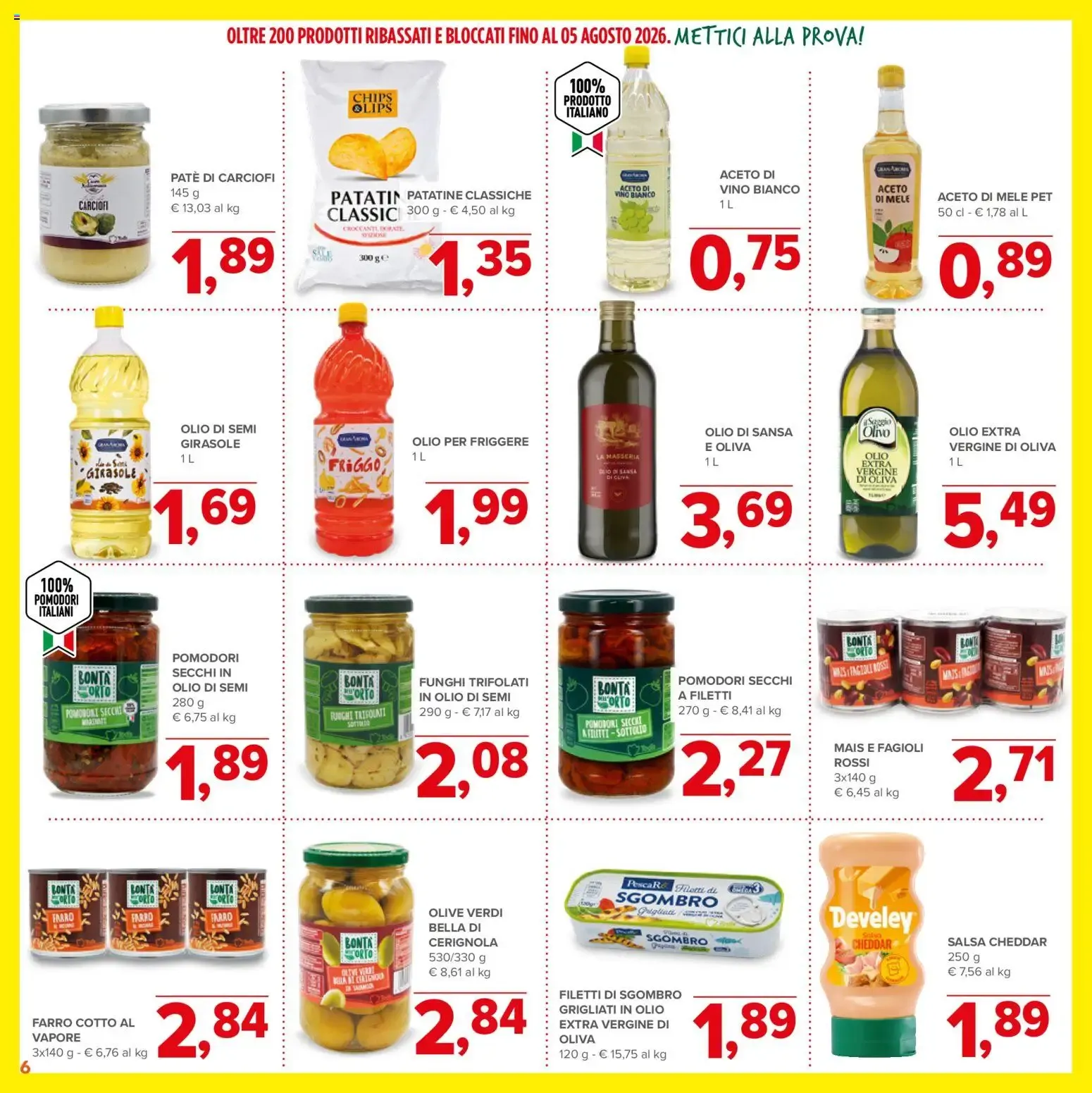 Nuovo Todis volantino Bassi e Bloccati dal 11/06/2026 > offerte anteprima 🛍️ da 11 giugno a 5 agosto di 2026 - Pagina del volantino 6