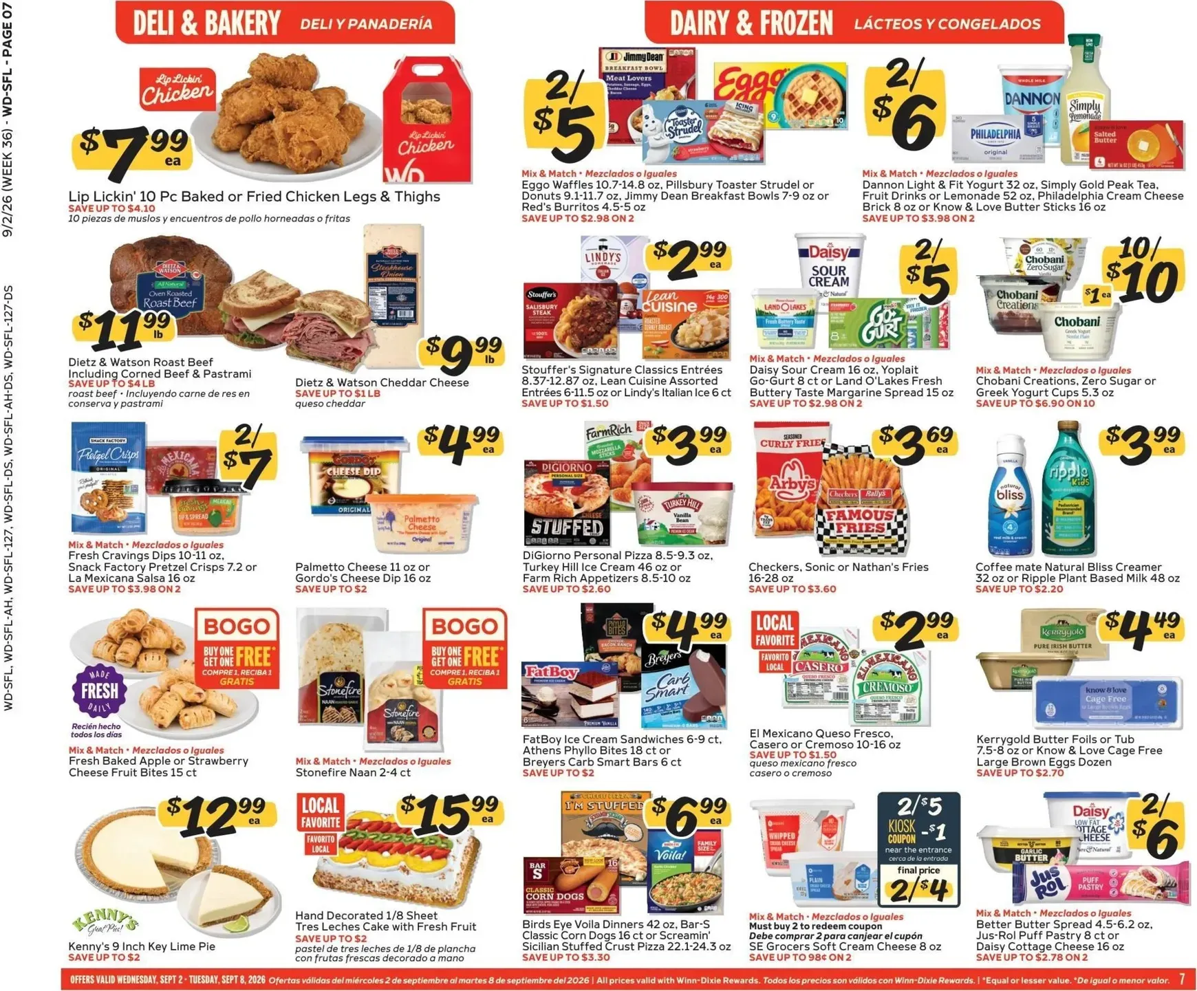 Weekly ad Current Winn-Dixie leaflet valid from Wednesday 09/02/2026 to Tuesday 09/08/2026 from September 2 to September 8 2026 - Page 7