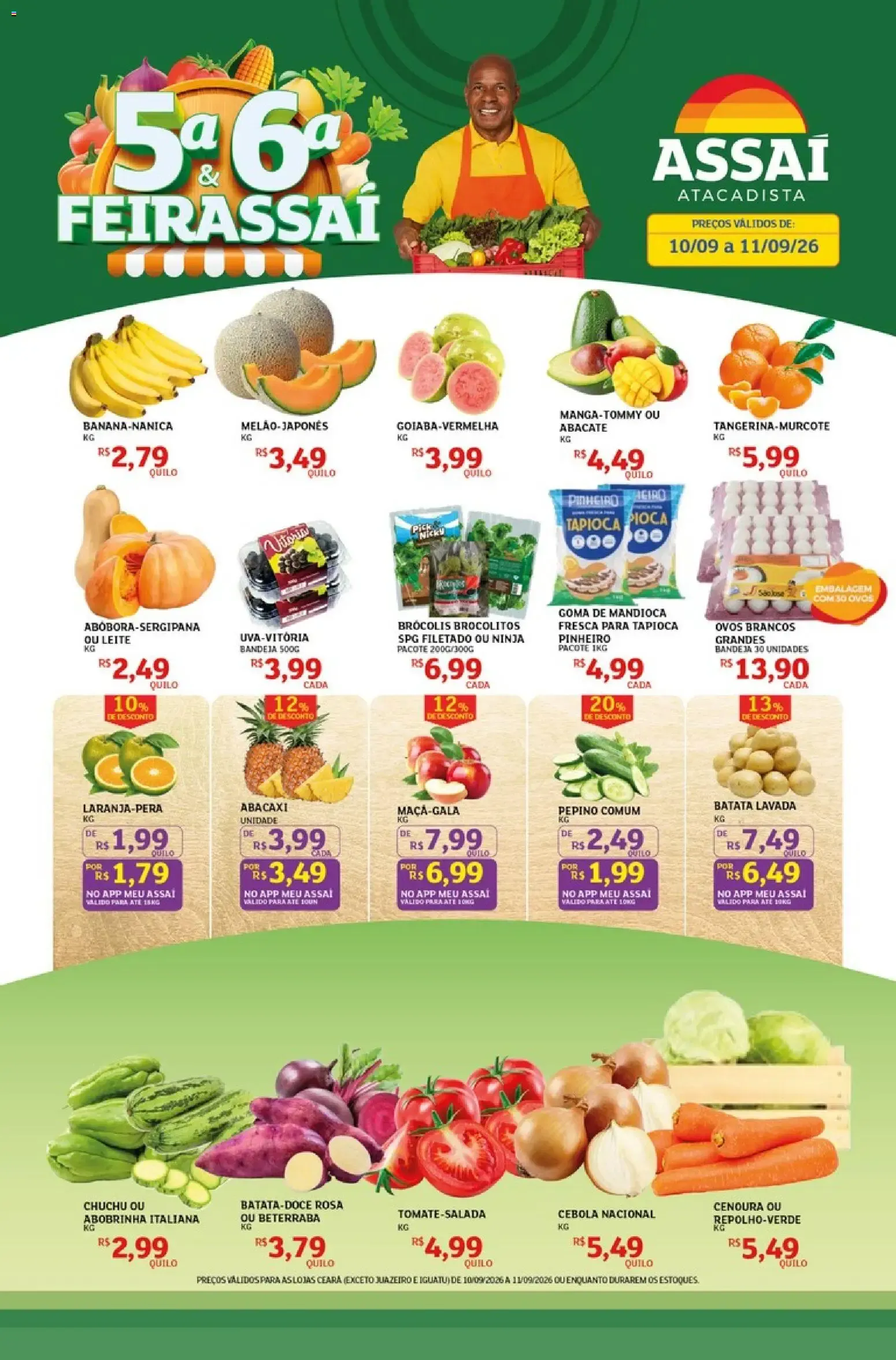 Encarte de Assaí Atacadista ofertas - CE de 10/09/2026 | Promoções Online 10 de setembro até 11 de setembro 2026 - Pagina 1