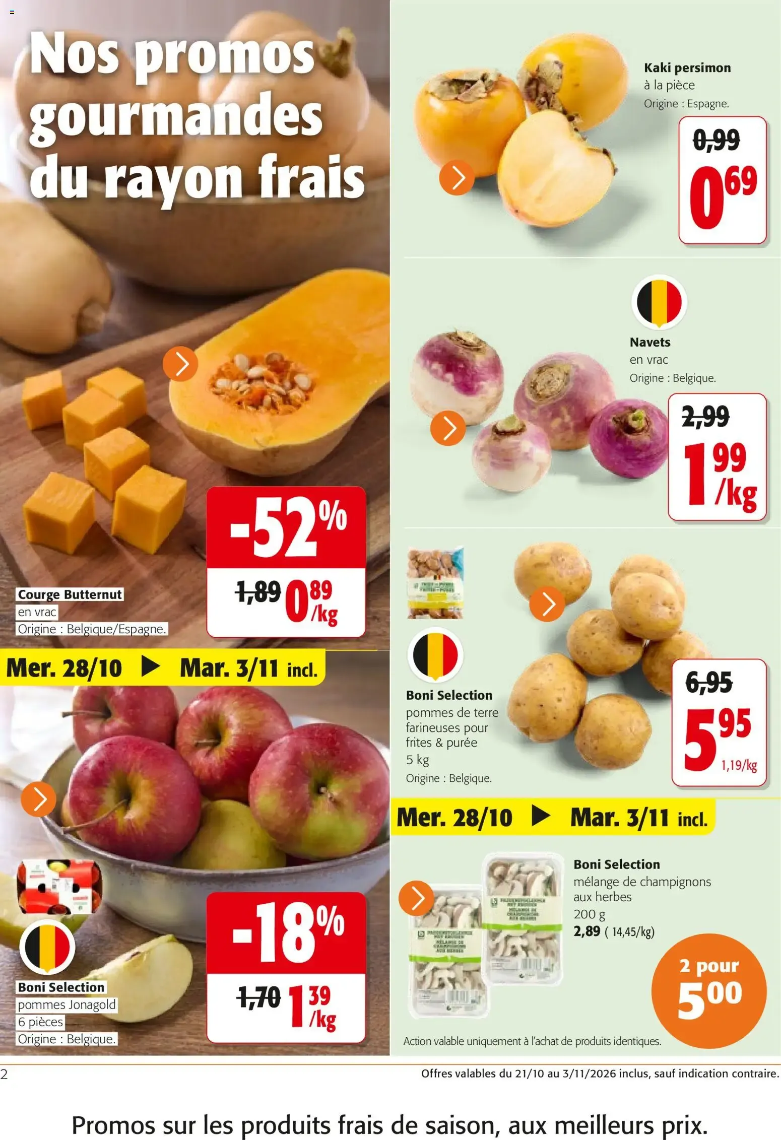 Colruyt catalogue à partir du 21/10/2026 - promo en ligne du 21 octobre au 3 novembre 2026 - Catalogue page 2
