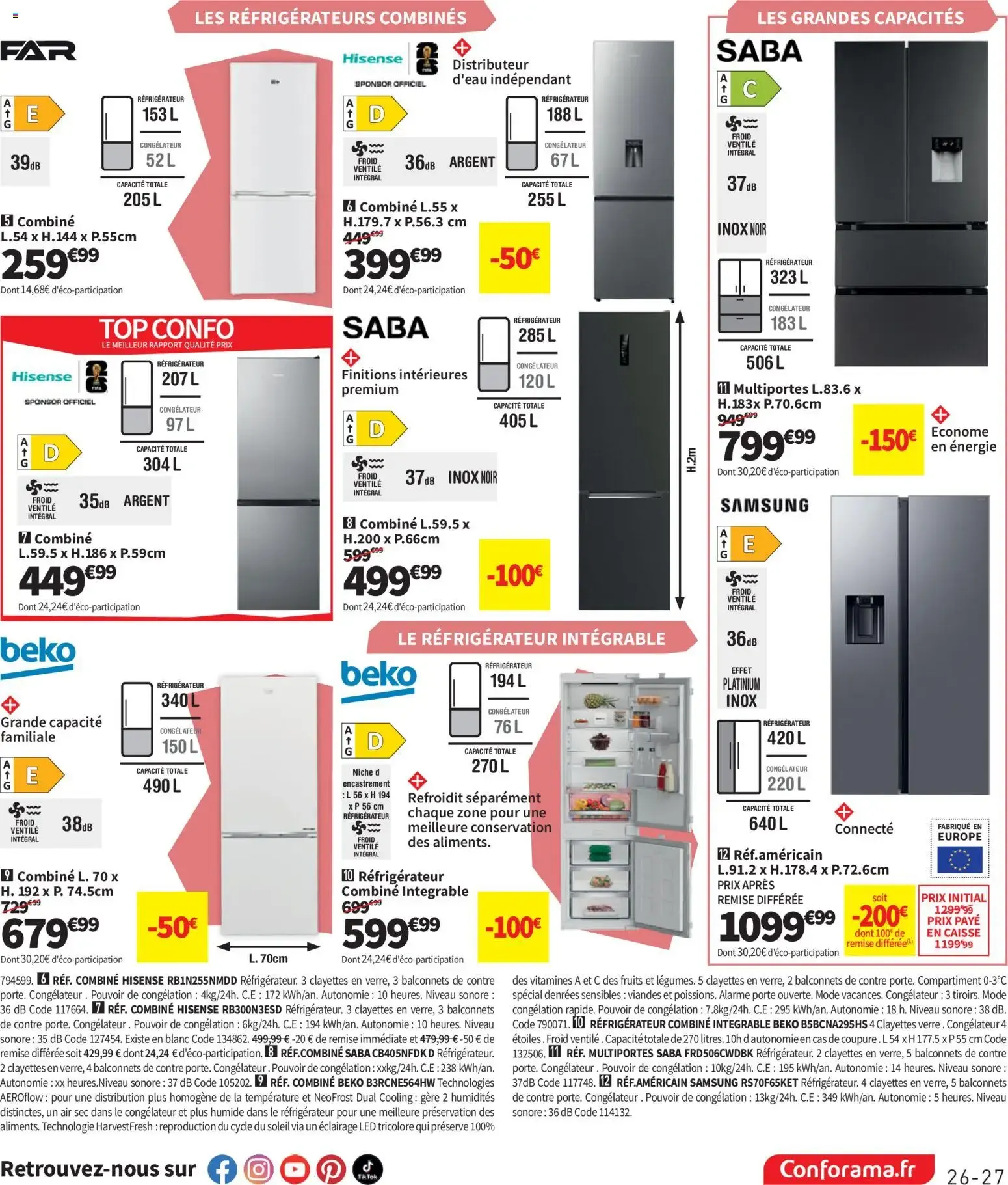 Conforama - Dormez Confo: La Grande Literie du 7 juillet au 3 août 2026 - Catalogue page 27