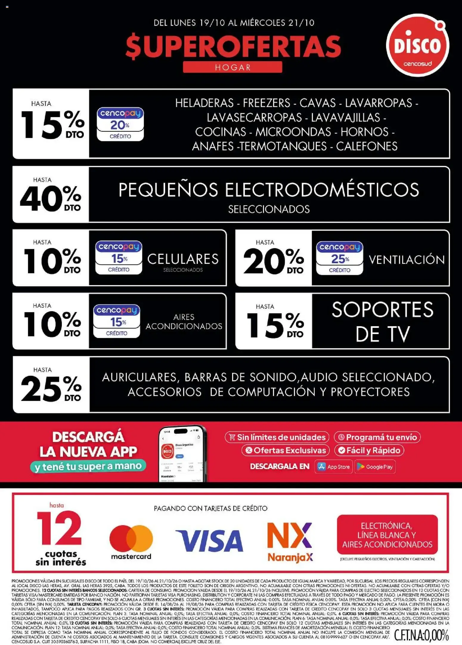 Ofertas de Disco - Ofertas | Electro, T. Libre y más del 19/10/2026 - 21/10/2026 19 de octubre al 21 de octubre 2026 - Página 1 del catálogo
