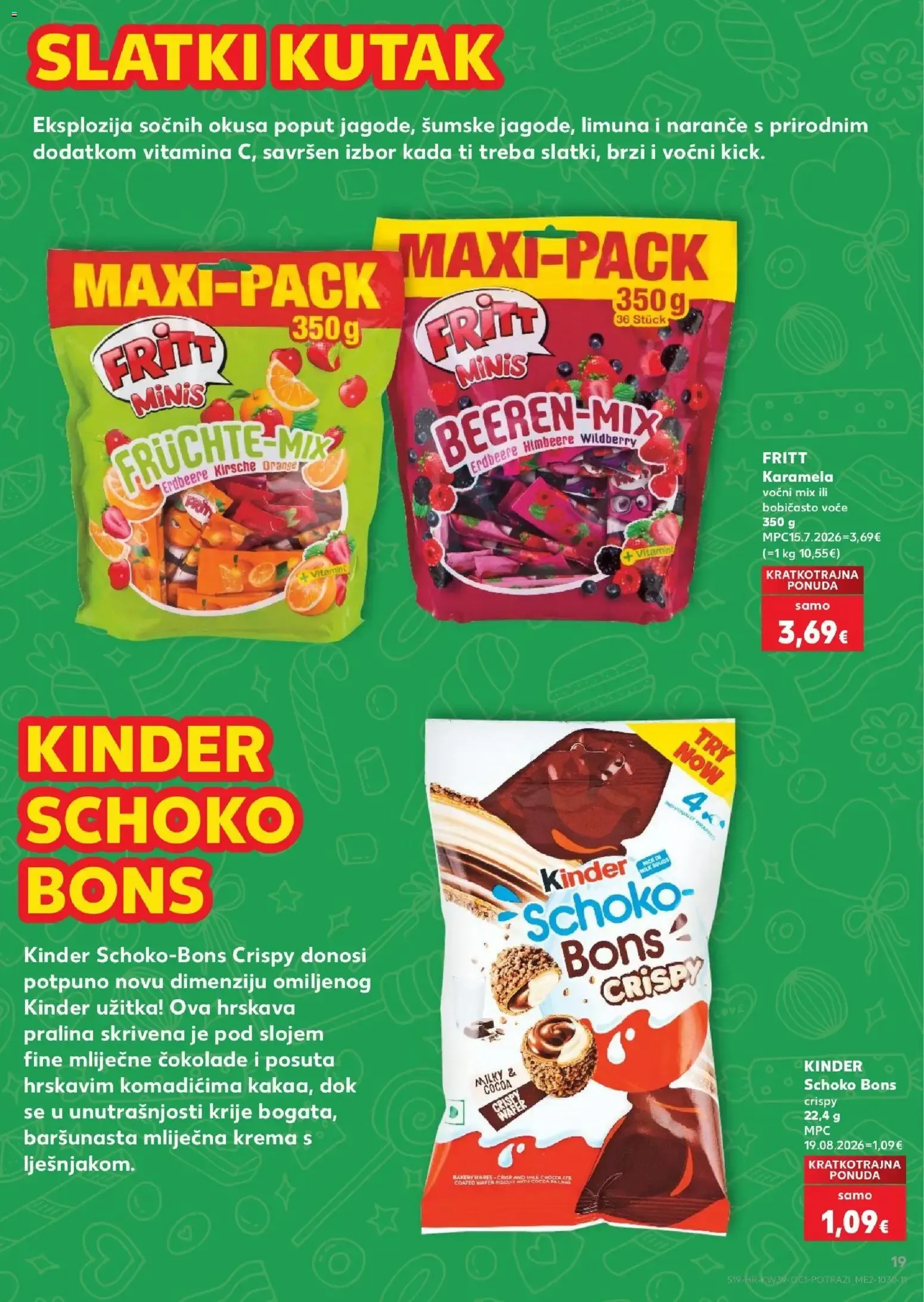 Katalog Kaufland Katalog novi od 23.09.2026 na listanje > letak digitalni od 23. rujna do 29. rujna 2026. - Pregled Stranica 19