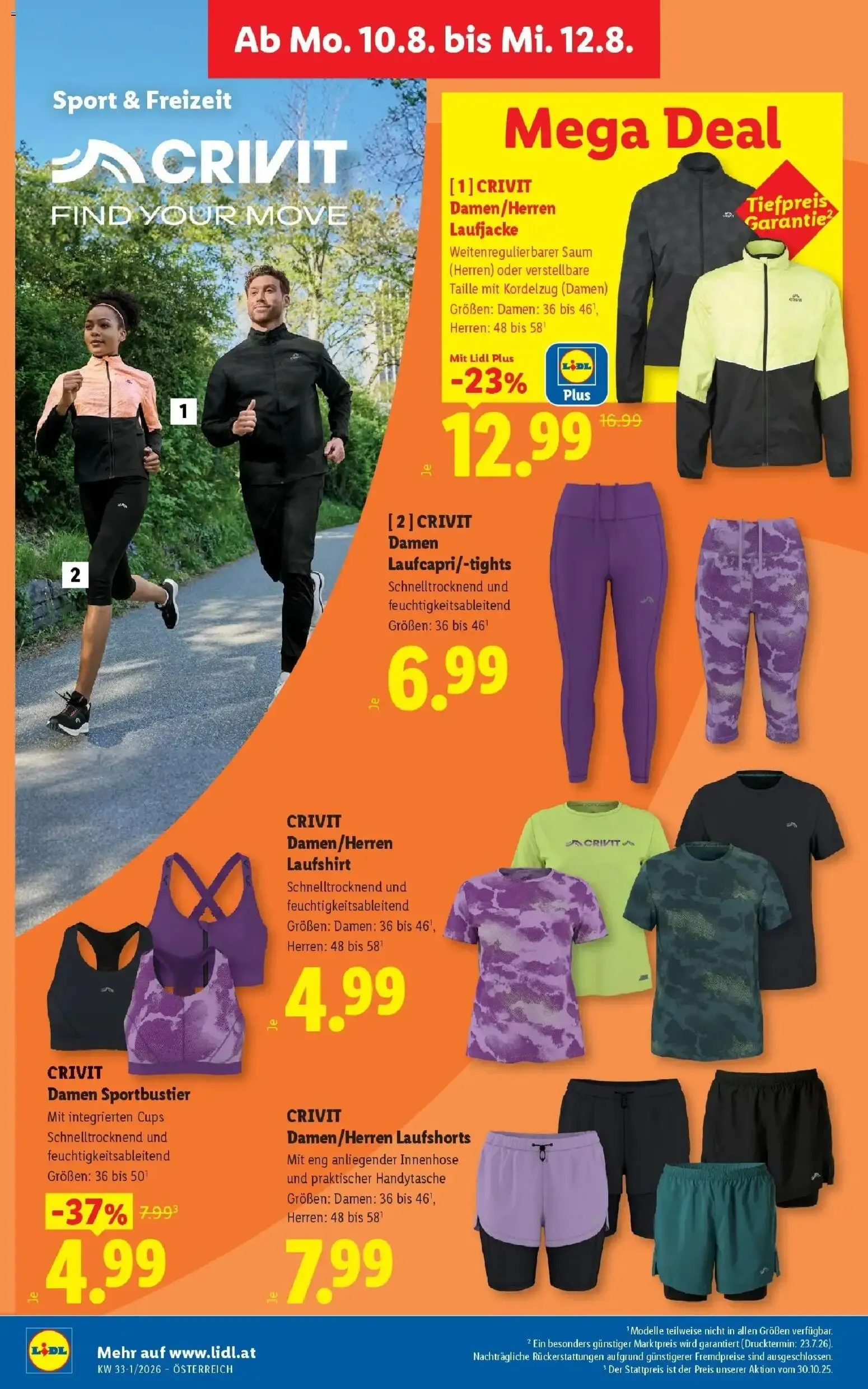 Lidl Plus: Österreichs günstigste Preise von 6. August bis 8. August 2026 - Flugblätt seite 34