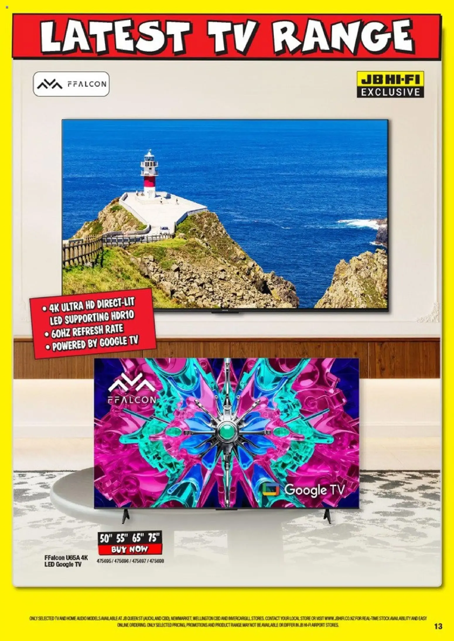 JB Hi-Fi Latest TV Range from 3 August to 31 October 2026 - Catalogue Page 13