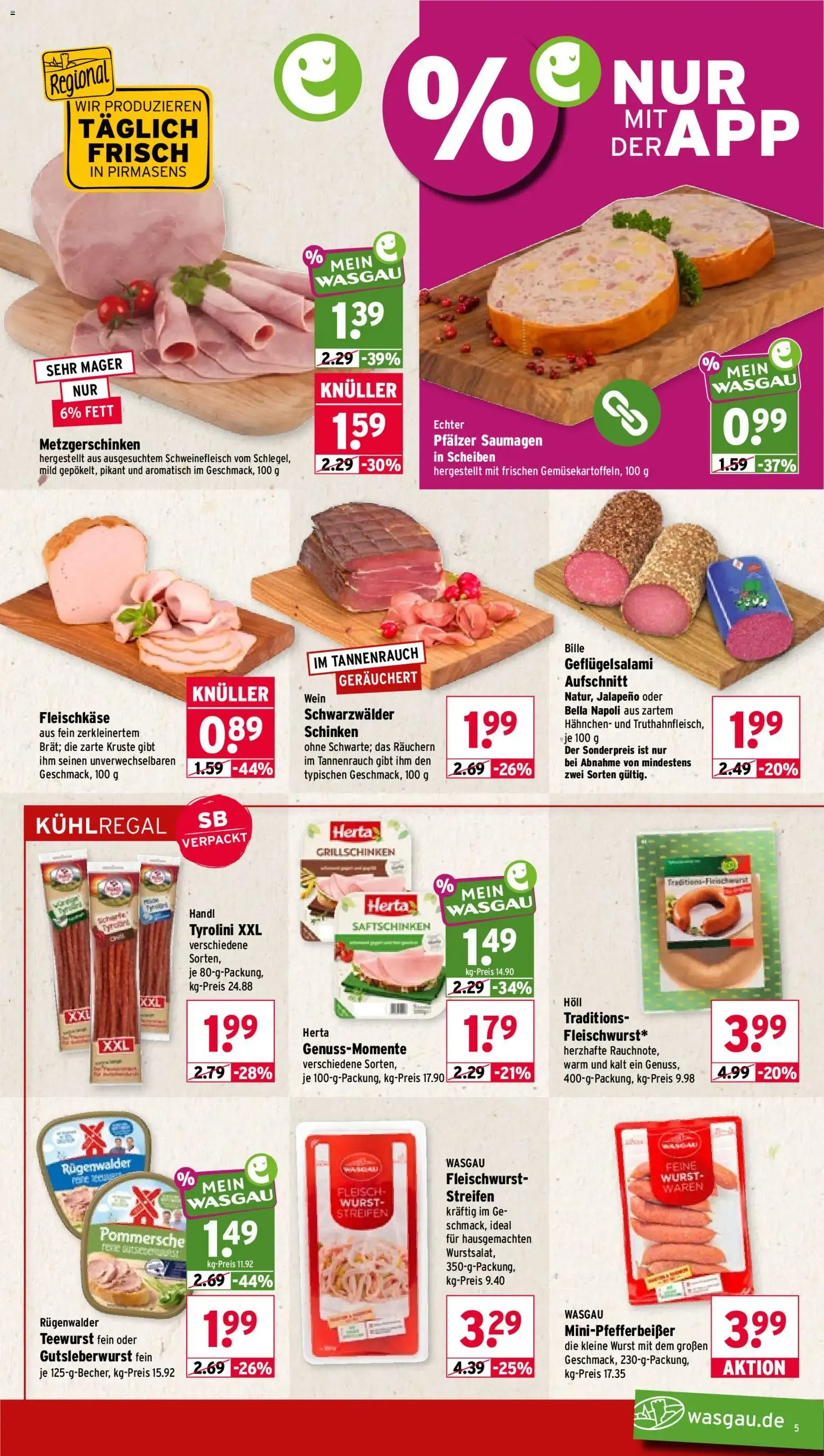 Wasgau Prospekt (ab 24.08.2026) zum Blättern von 24. August bis 29. August 2026 - Prospekt seite 5