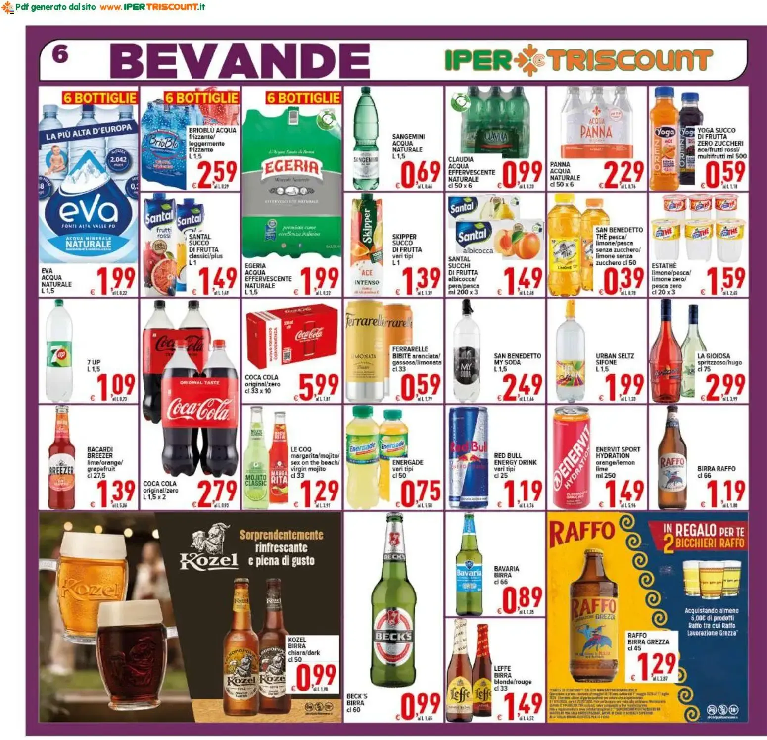 Iper Triscount Supermercati - Anniversario! Offerte valide dall'1 al 9 luglio 2026 da 1 luglio a 9 luglio di 2026 - Pagina del volantino 6