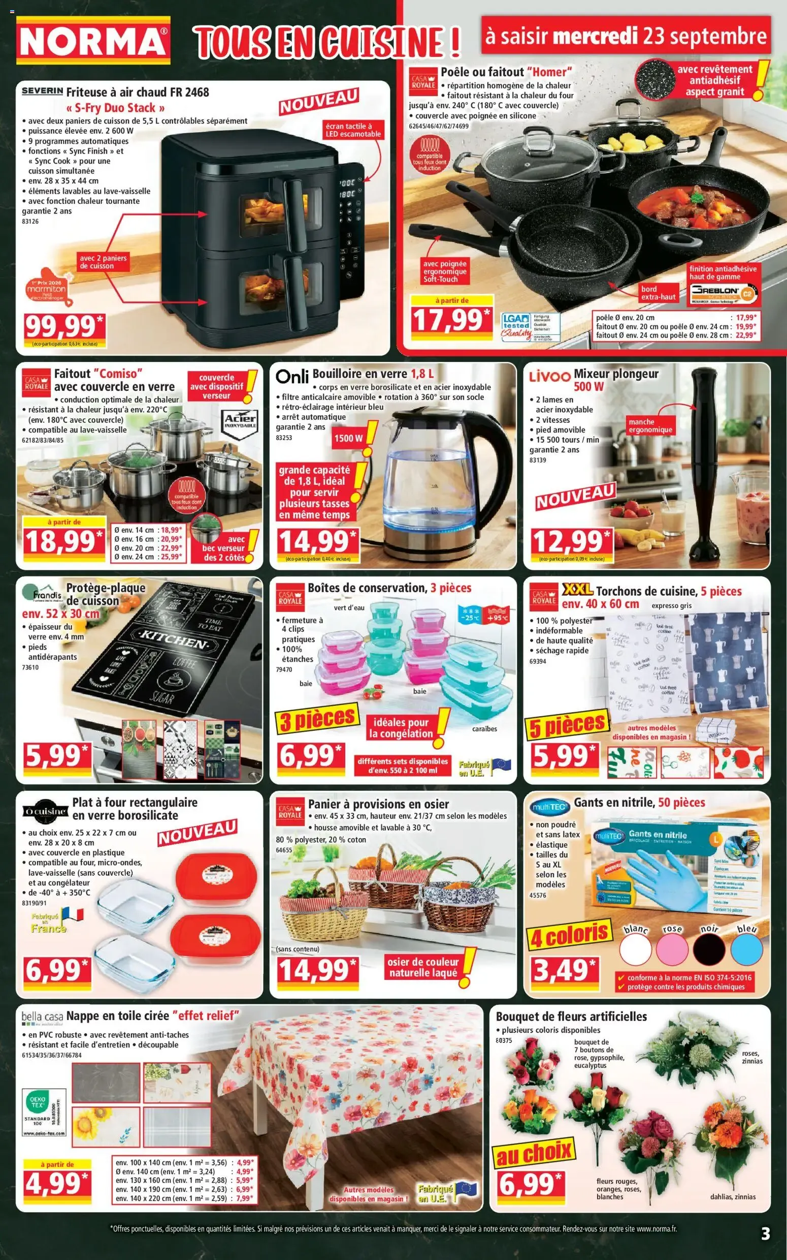Norma - Votre Discounter Régional du 23 septembre au 29 septembre 2026 - Catalogue page 3