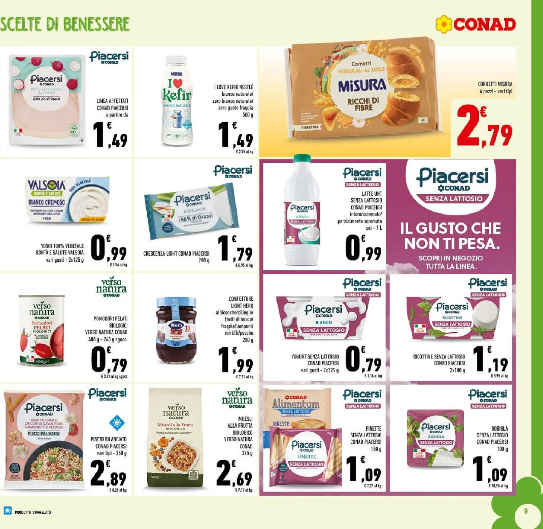 Volantino attuale di Conad valido dal mercoledì 23/09/2026 al domenica 04/10/2026 da 23 settembre a 4 ottobre di 2026 - Pagina del volantino 9