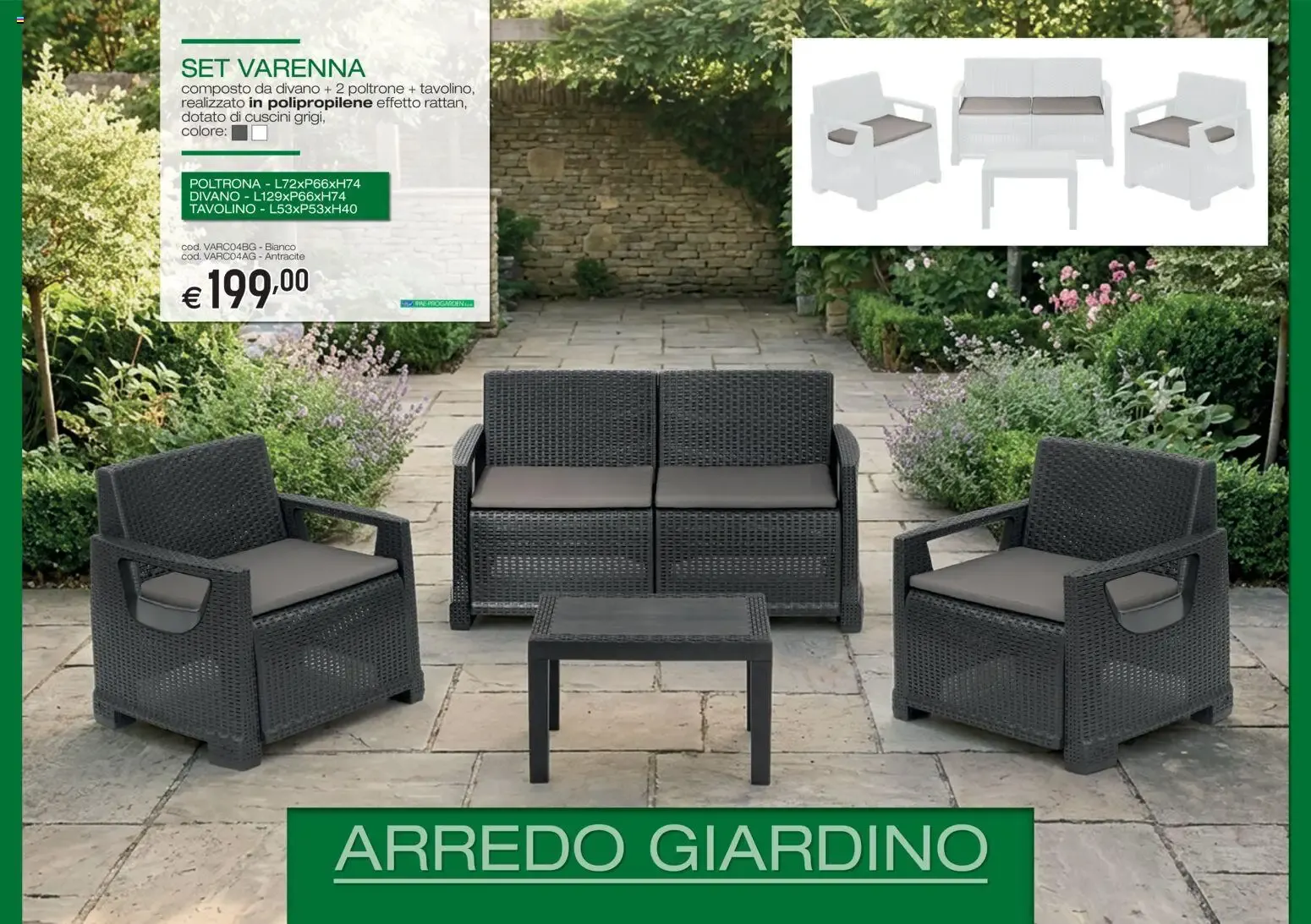 Set Varenna - Arredo Giardino da 5 marzo a 31 agosto di 2026 - Pagina del volantino 1