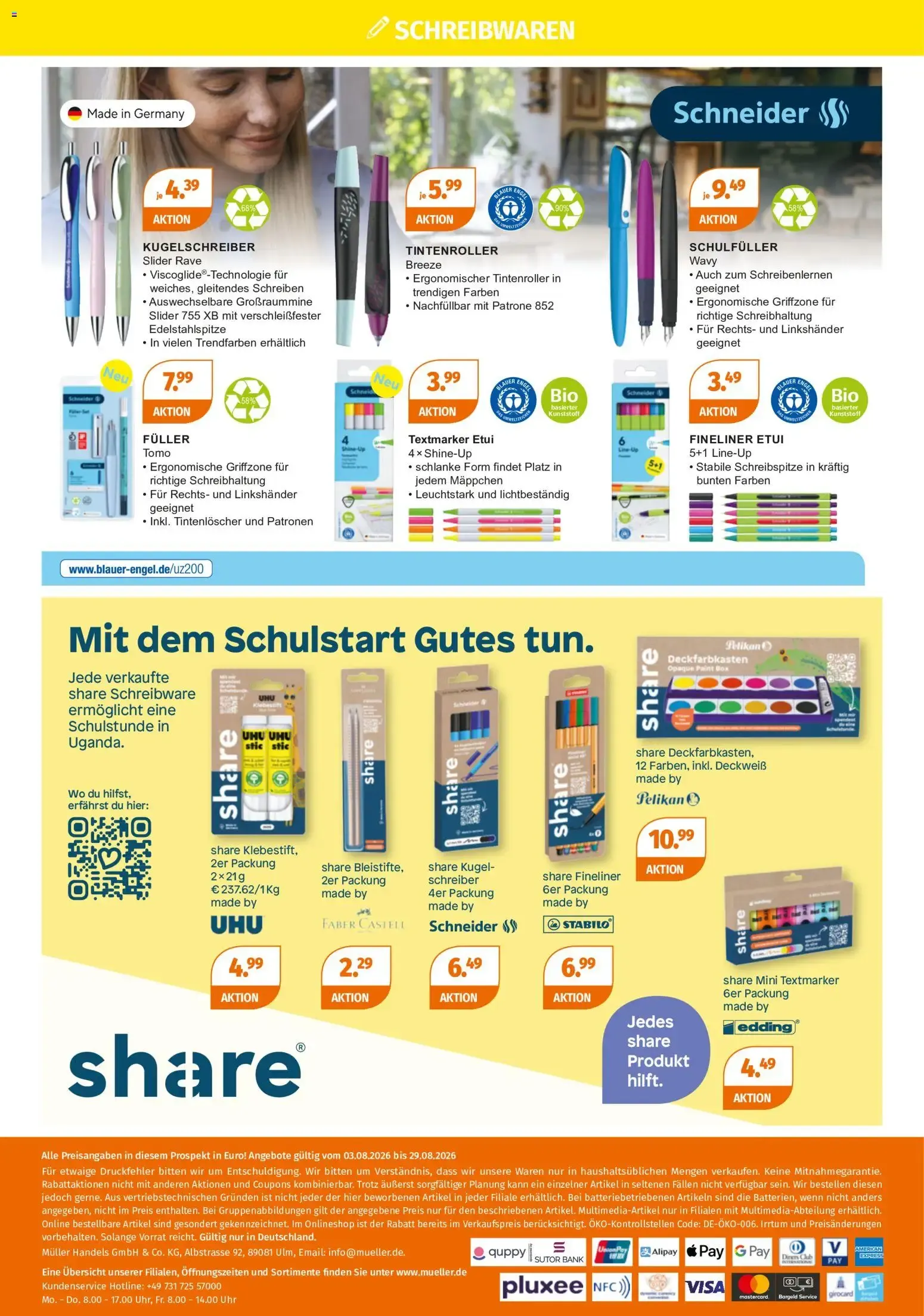 Neue Müller Prospekt (vom 03.08.2026 - 29.08.2026) von 3. August bis 29. August 2026 - Prospekt seite 20