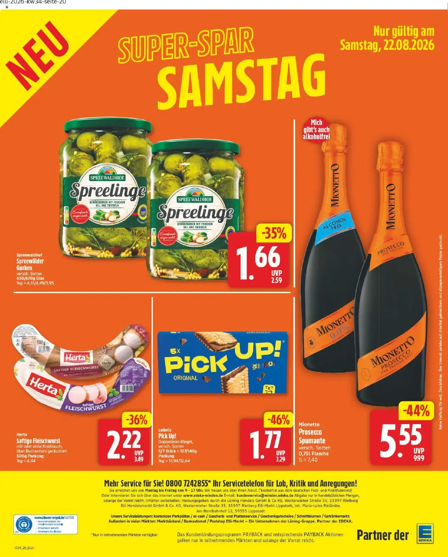 Elli Markt Prospekt vom 17.08.2026 – Angebote online von 17. August bis 22. August 2026 - Prospekt seite 20