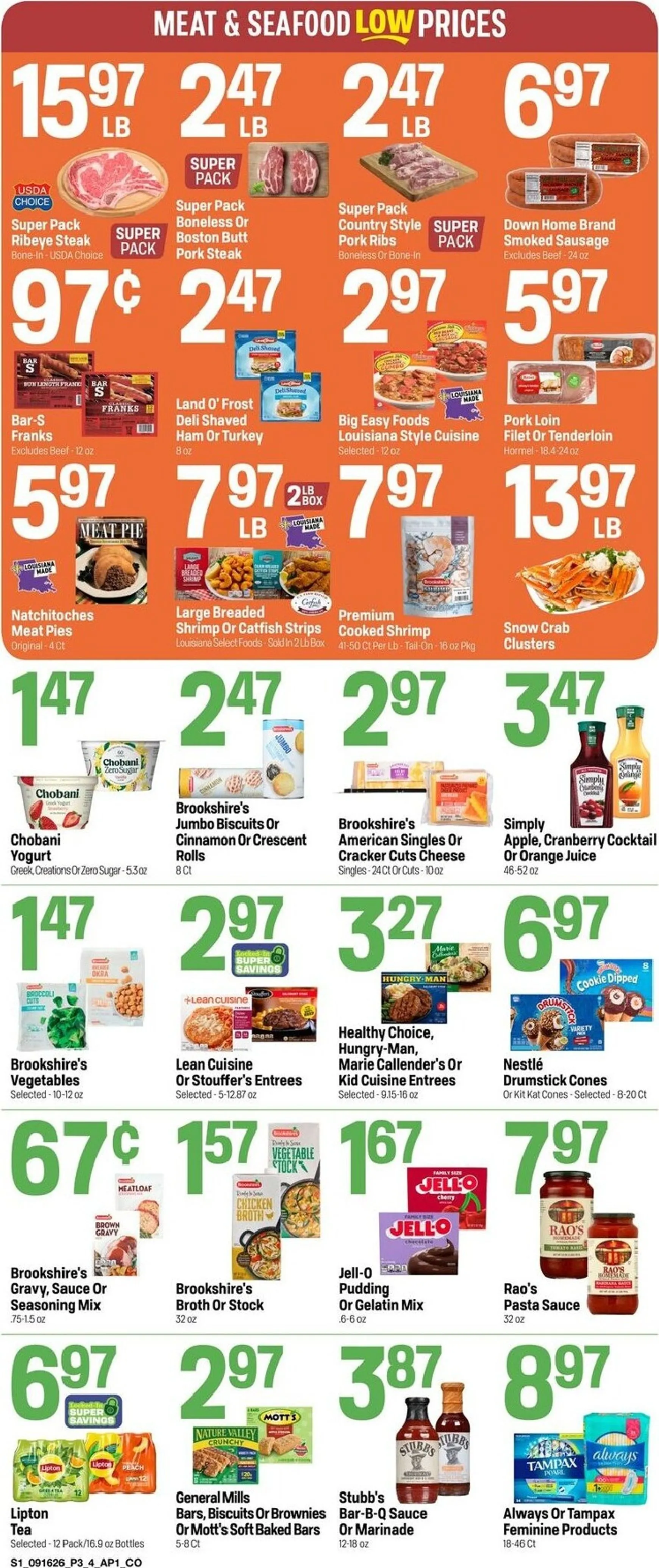 Weekly ad Current Super 1 Foods leaflet valid from Wednesday 09/16/2026 to Tuesday 09/22/2026 from September 16 to September 22 2026 - Page 3