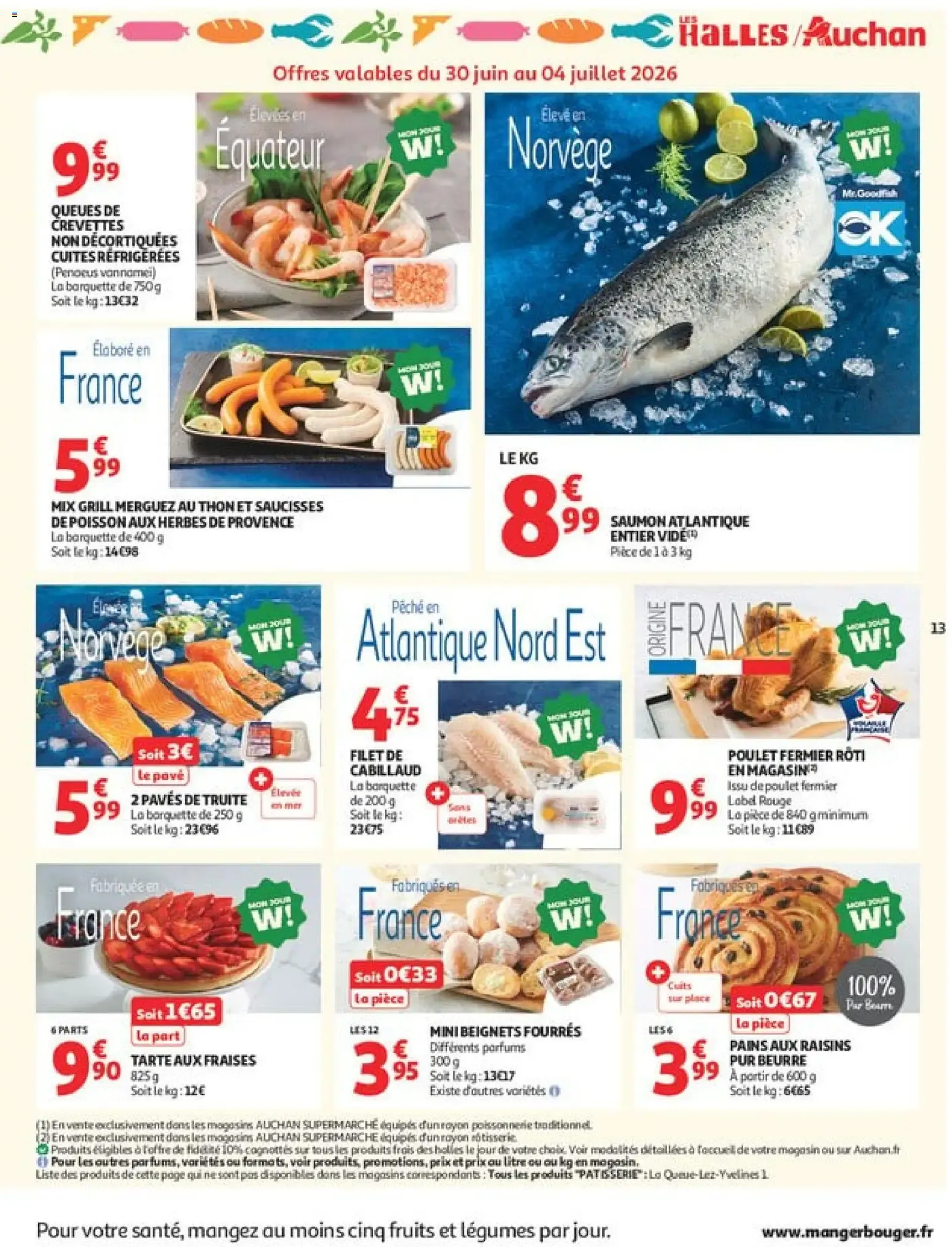 Auchan Supermarché: OBJECTIF BBQ du 30 juin au 11 juillet 2026 - Catalogue page 13