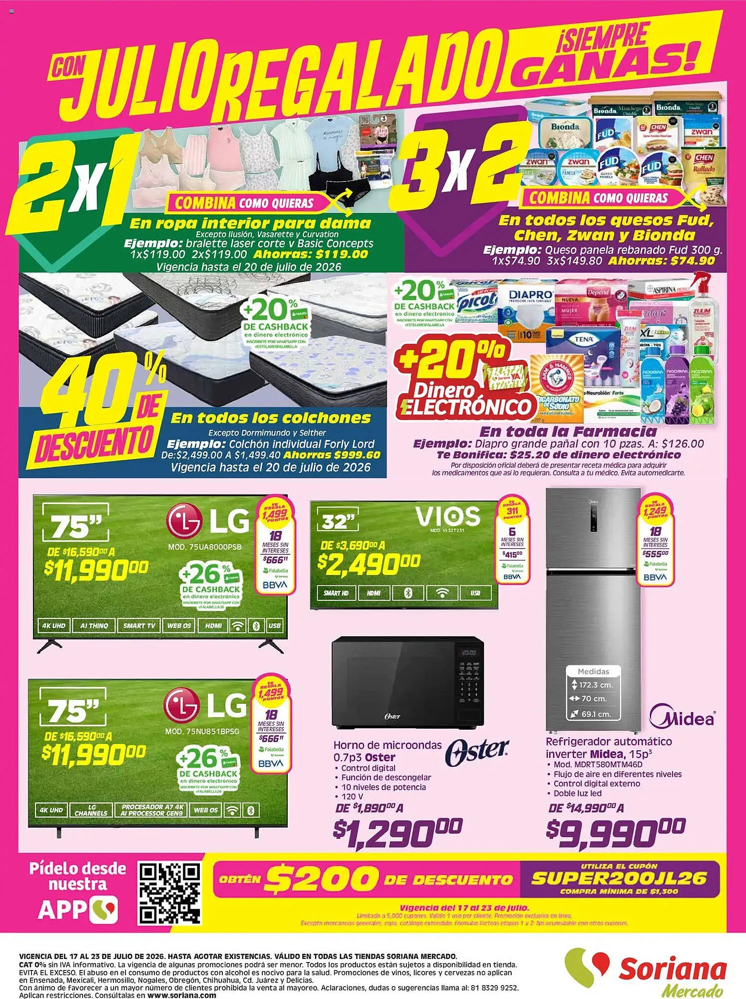Catálogo de Folleto Soriana Mercado semana 29 17 de julio al 23 de julio 2026 - Pagina 8