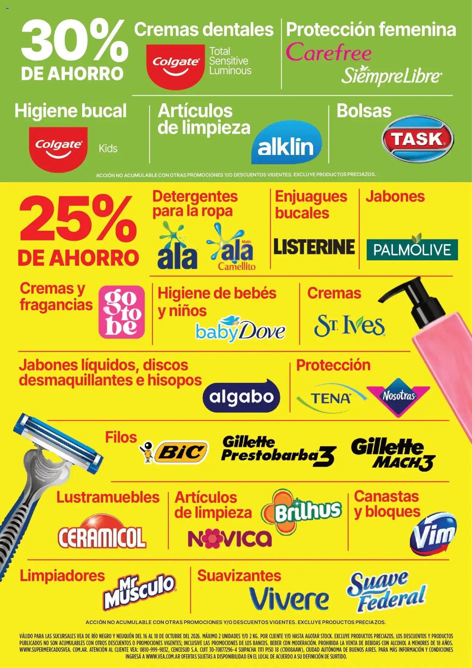 Ofertas de Vea - Fin de semana de Río Negro y Neuquén del 16/10/2026 - 18/10/2026 16 de octubre al 18 de octubre 2026 - Página 11 del catálogo