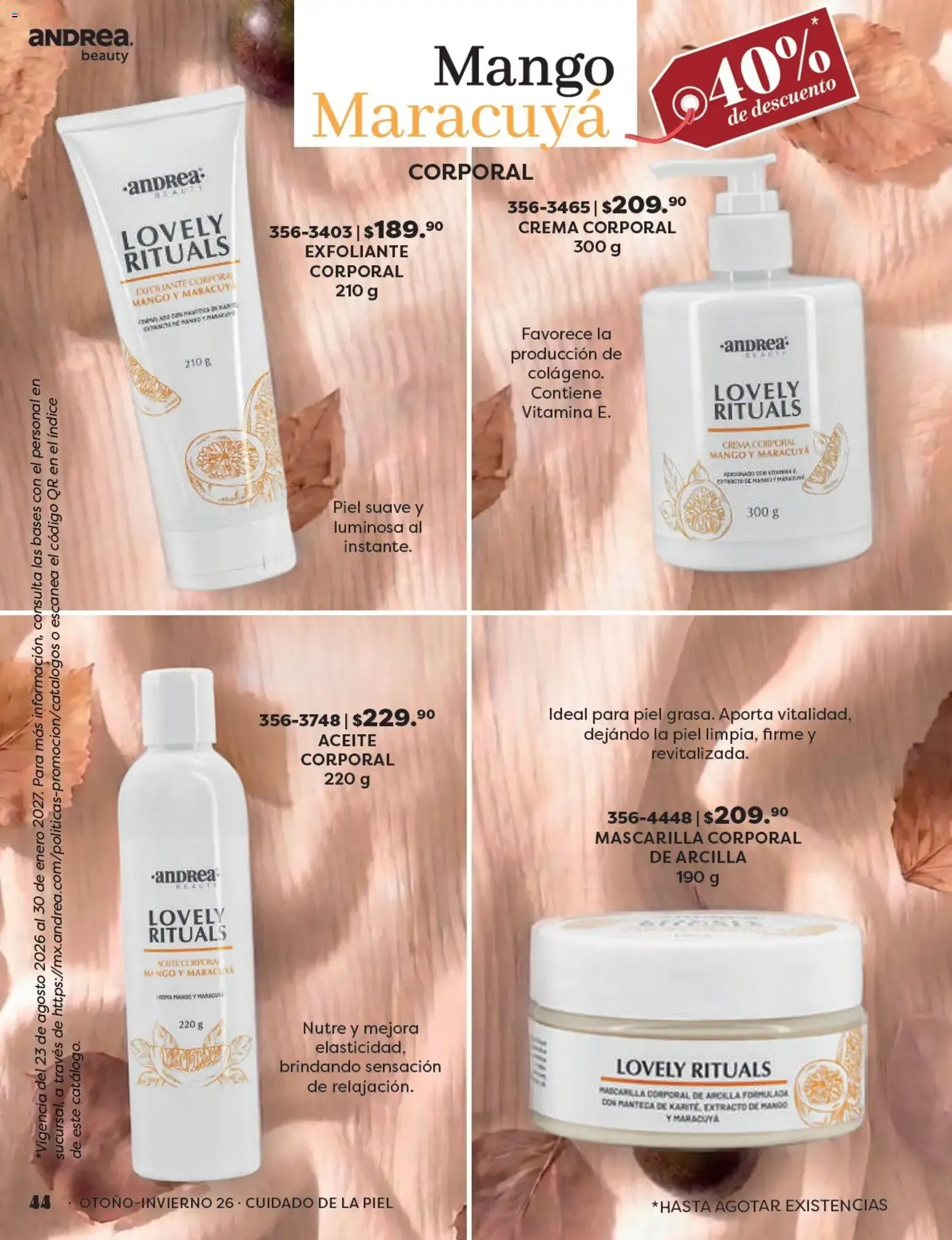 Catálogo de Andrea catálogo Beauty 2026 - Catálogos en línea de 23/08 - 30/01 23 de agosto al 30 de enero 2027 - Pagina 44