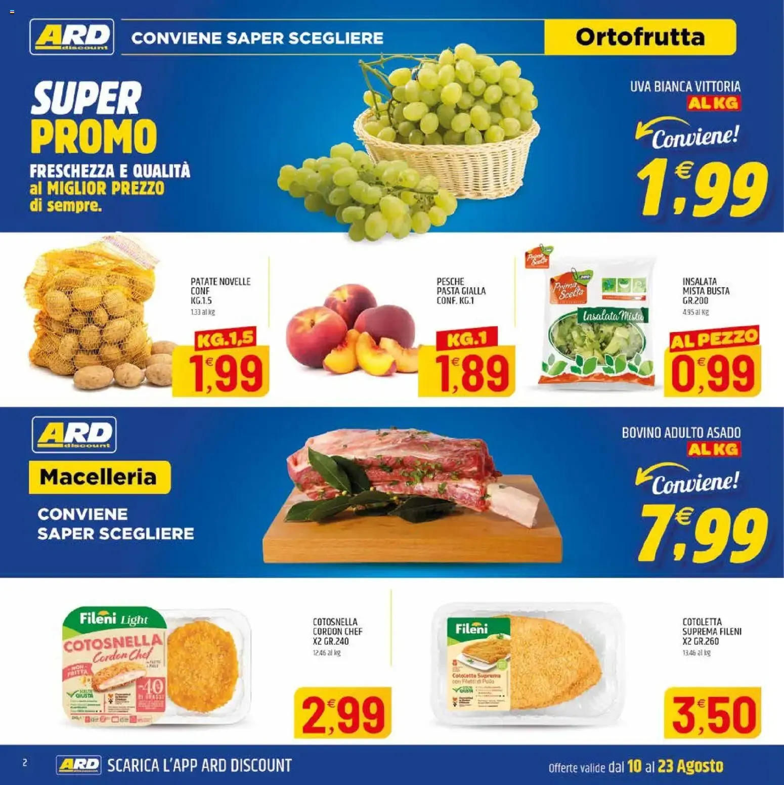 Nuovo ARD Discount volantino Sardegna dal 10/08/2026 > offerte anteprima 🛍️ da 10 agosto a 23 agosto di 2026 - Pagina del volantino 2