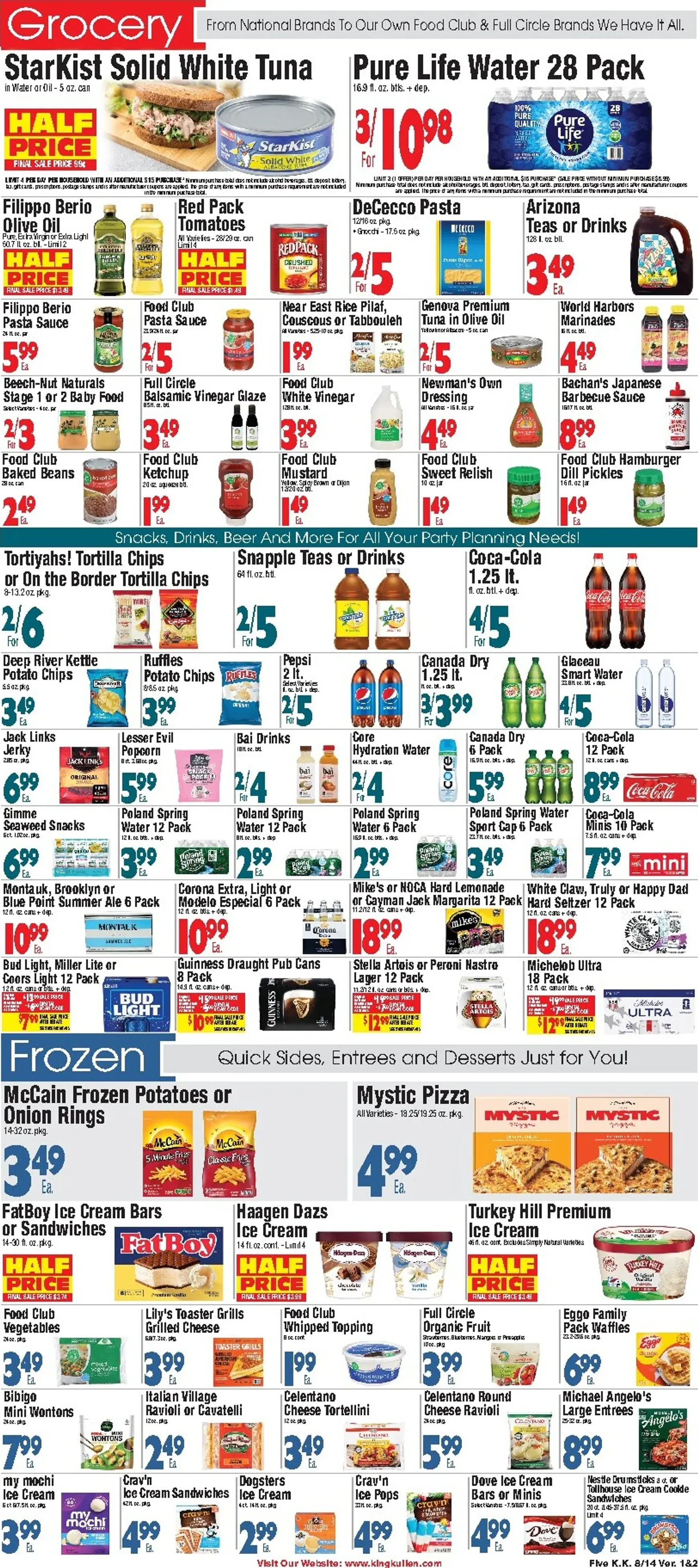 Weekly ad King Kullen flyer for next week from Friday 08/14/2026 to Thursday 08/20/2026 from August 14 to August 20 2026 - Page 5