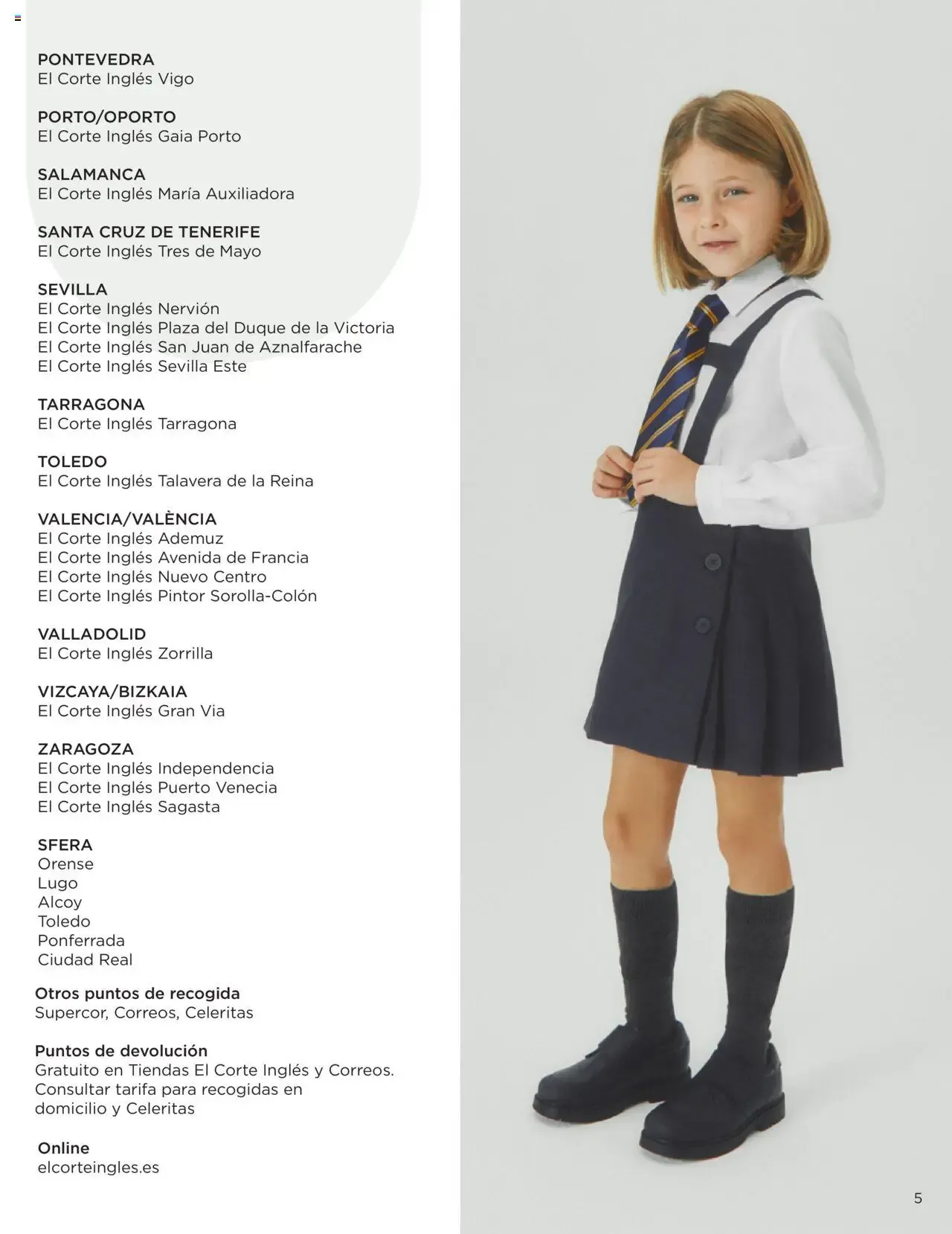 Catálogo de El Corte Inglés Uniformes 22 de abril al 31 de diciembre 2026 - Página 5