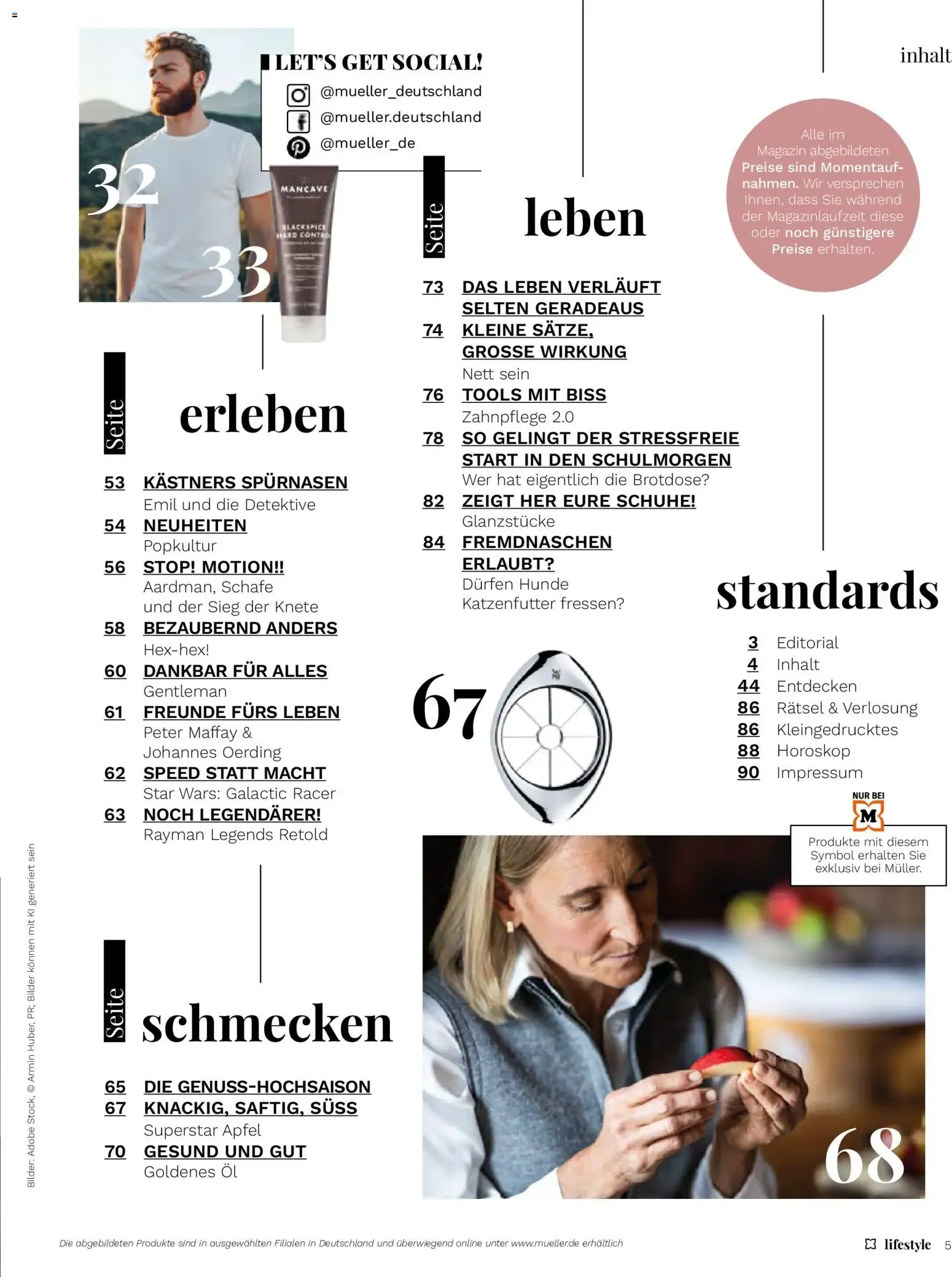 Müller lifestyle IHR WOHLFÜHL-MAGAZIN von 1. September bis 31. Oktober 2026 - Prospekt seite 5