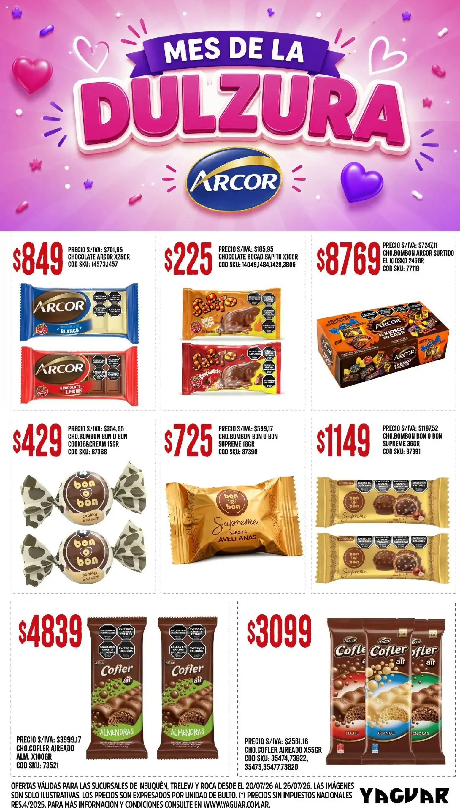 Ofertas de Yaguar: Comprá como en el súper a precios mayoristas - Aliados de tu bolsillo 20 de julio al 26 de julio 2026 - Página 6 del catálogo