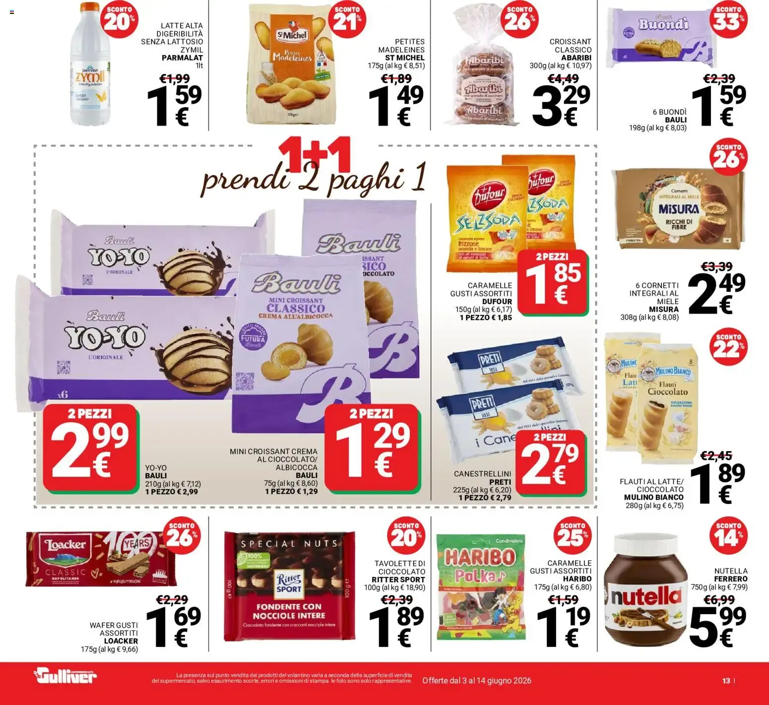 Nuovo Gulliver volantino dal 03/06/2026 > offerte anteprima 🛍️ da 3 giugno a 14 giugno di 2026 - Pagina del volantino 13