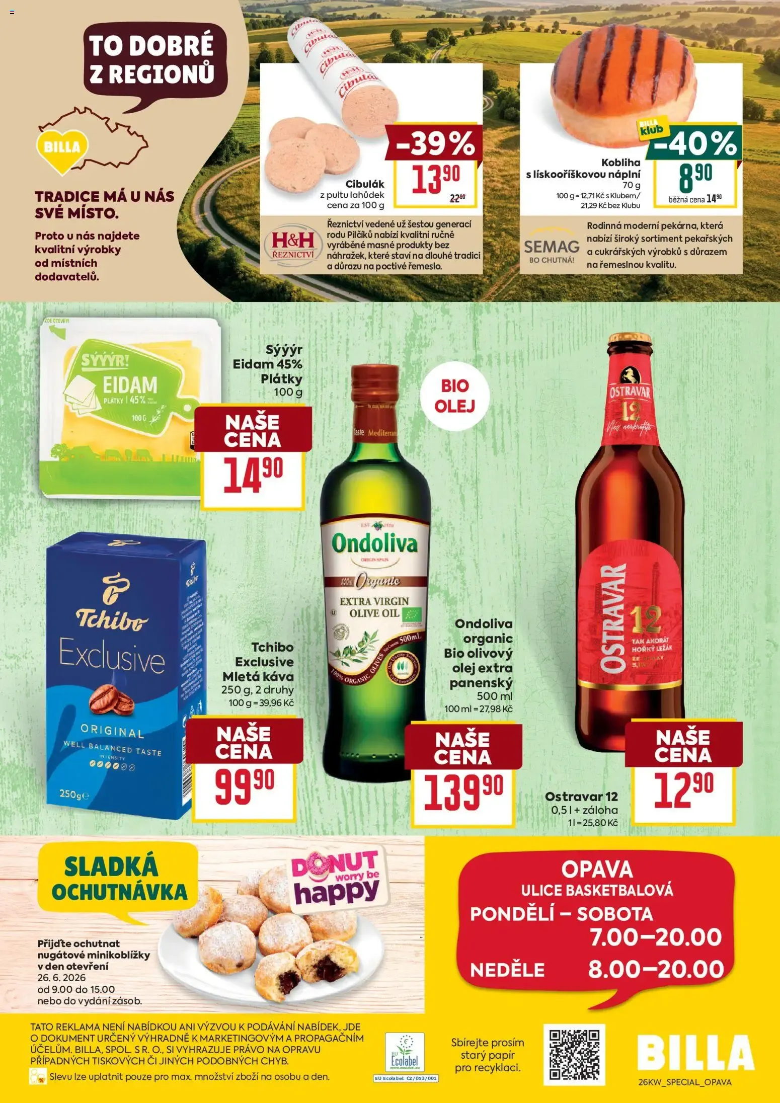 Billa: Nové Otevíráme 26.6.2026 - 26. června 30. června 2026 - Page 4