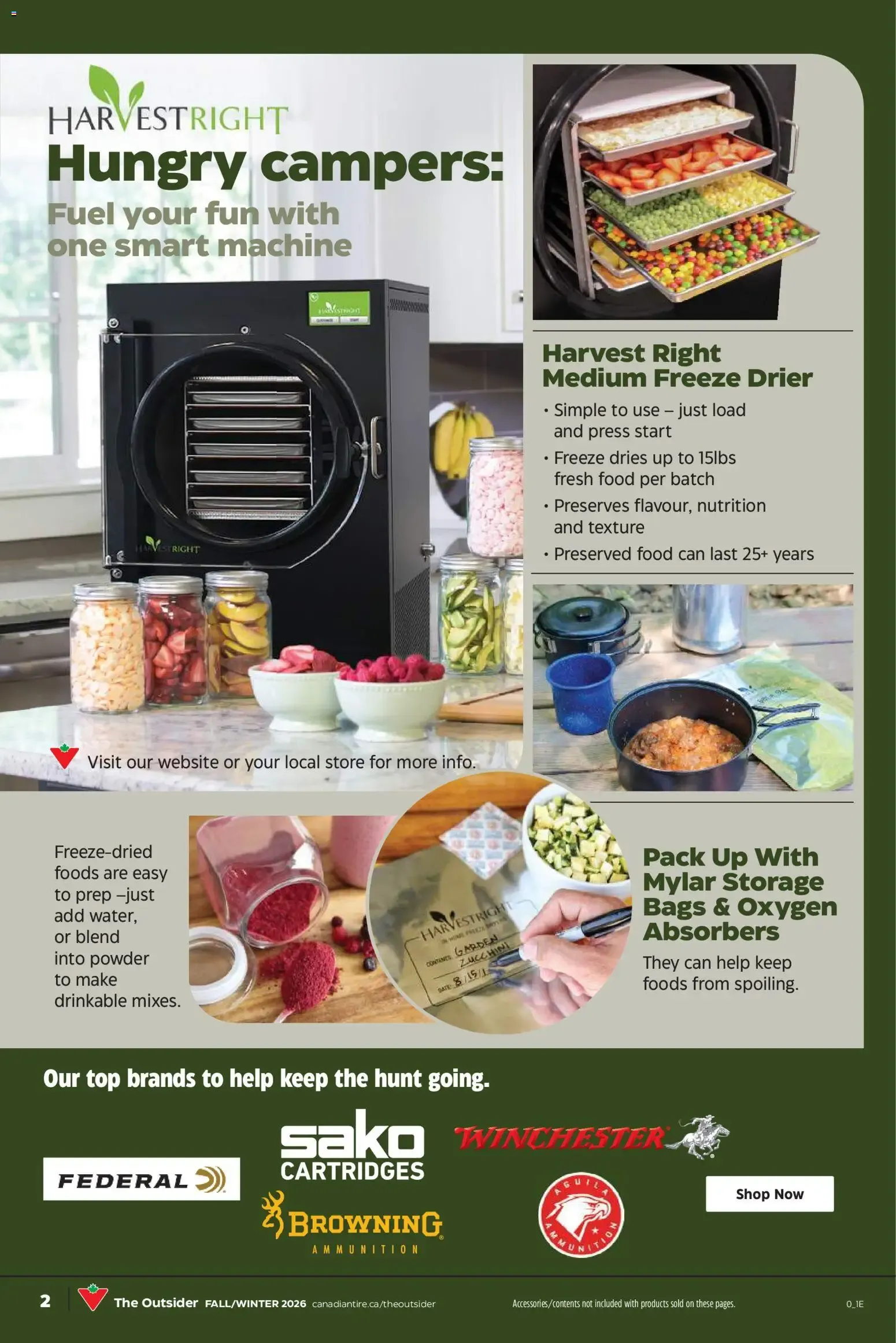 The Outsider - Your Fall Outdoor Guide (Canadian Tire) from August 27 to September 16 2026 - flyer page 2