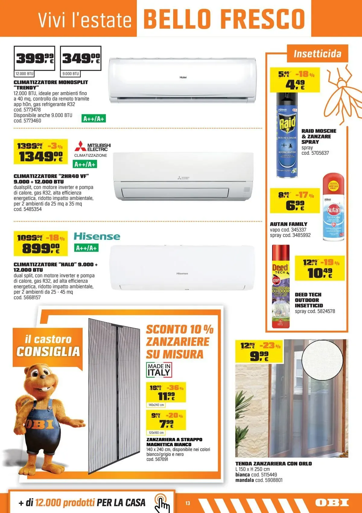 Nuovo OBI - Nati per fare estate dal 30/07/2026 > offerte anteprima 🛍️ da 30 luglio a 23 agosto di 2026 - Pagina del volantino 13