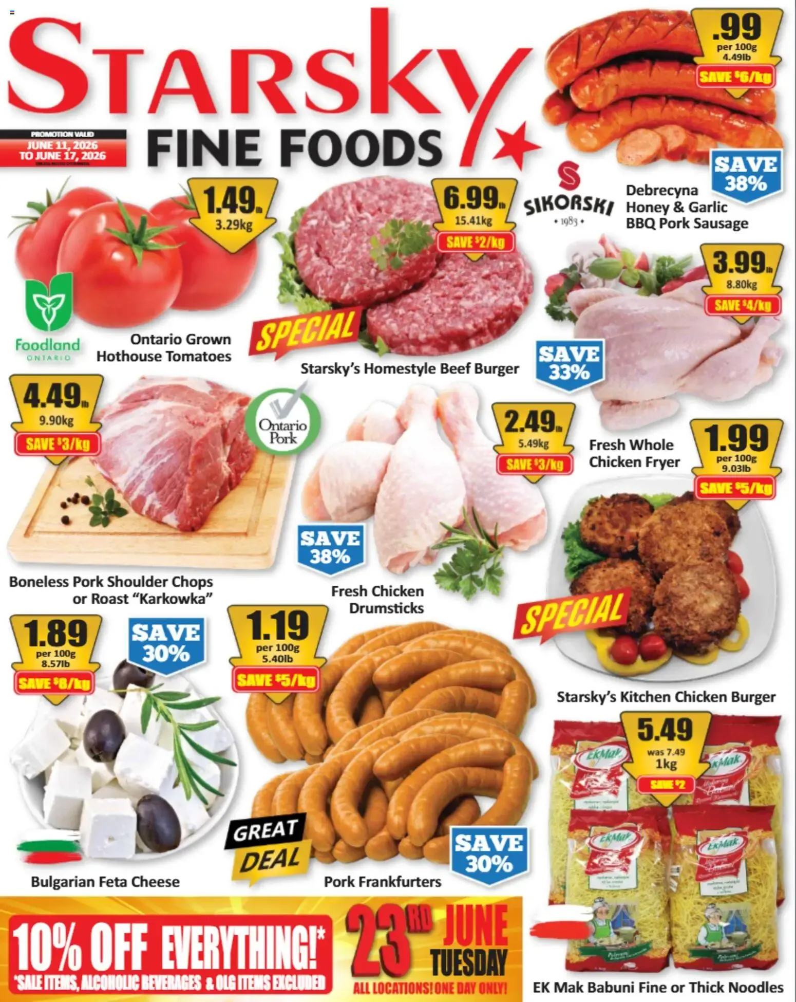 Starsky weekly flyer / circulaire from Jun 11, 2026 > weekly specials & deals from June 11 to June 17 2026 - flyer page 1