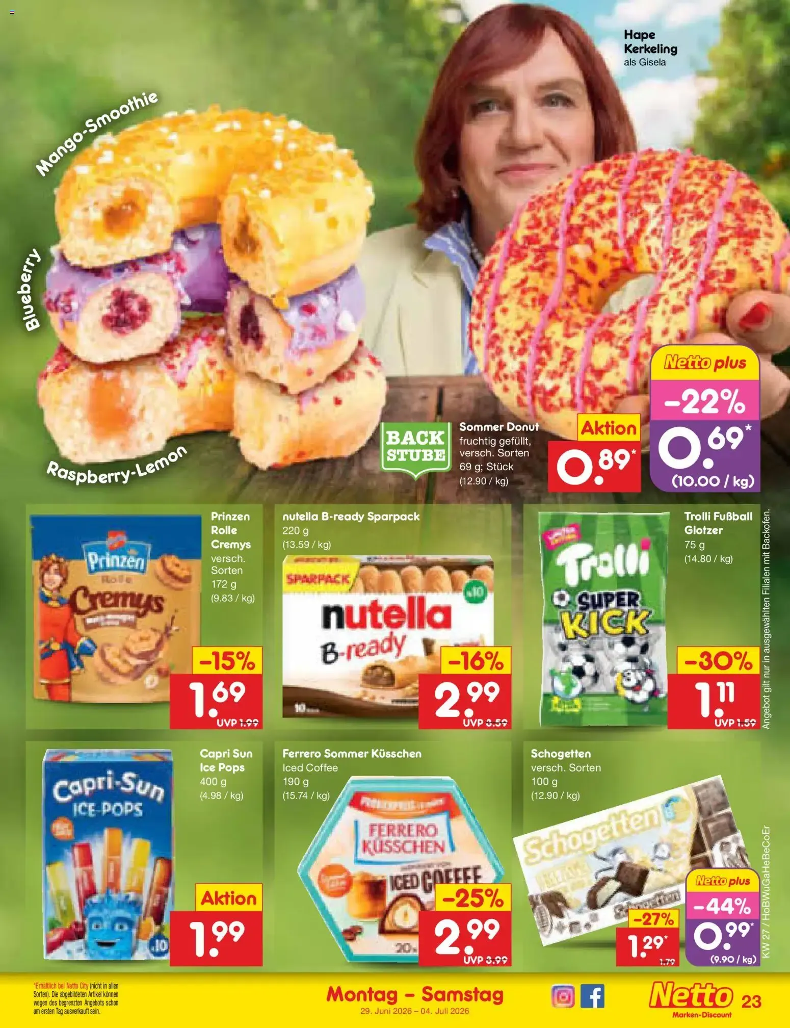 Netto Marken-Discount Prospekt (ab 29.06.2026) » Angebote von 29. Juni bis 4. Juli 2026 - Prospekt seite 33