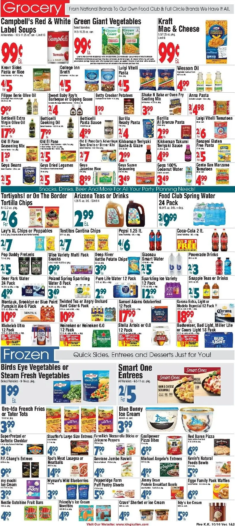 Weekly ad Current King Kullen leaflet valid from Friday 10/16/2026 to Thursday 10/22/2026 from October 16 to October 22 2026 - Page 5