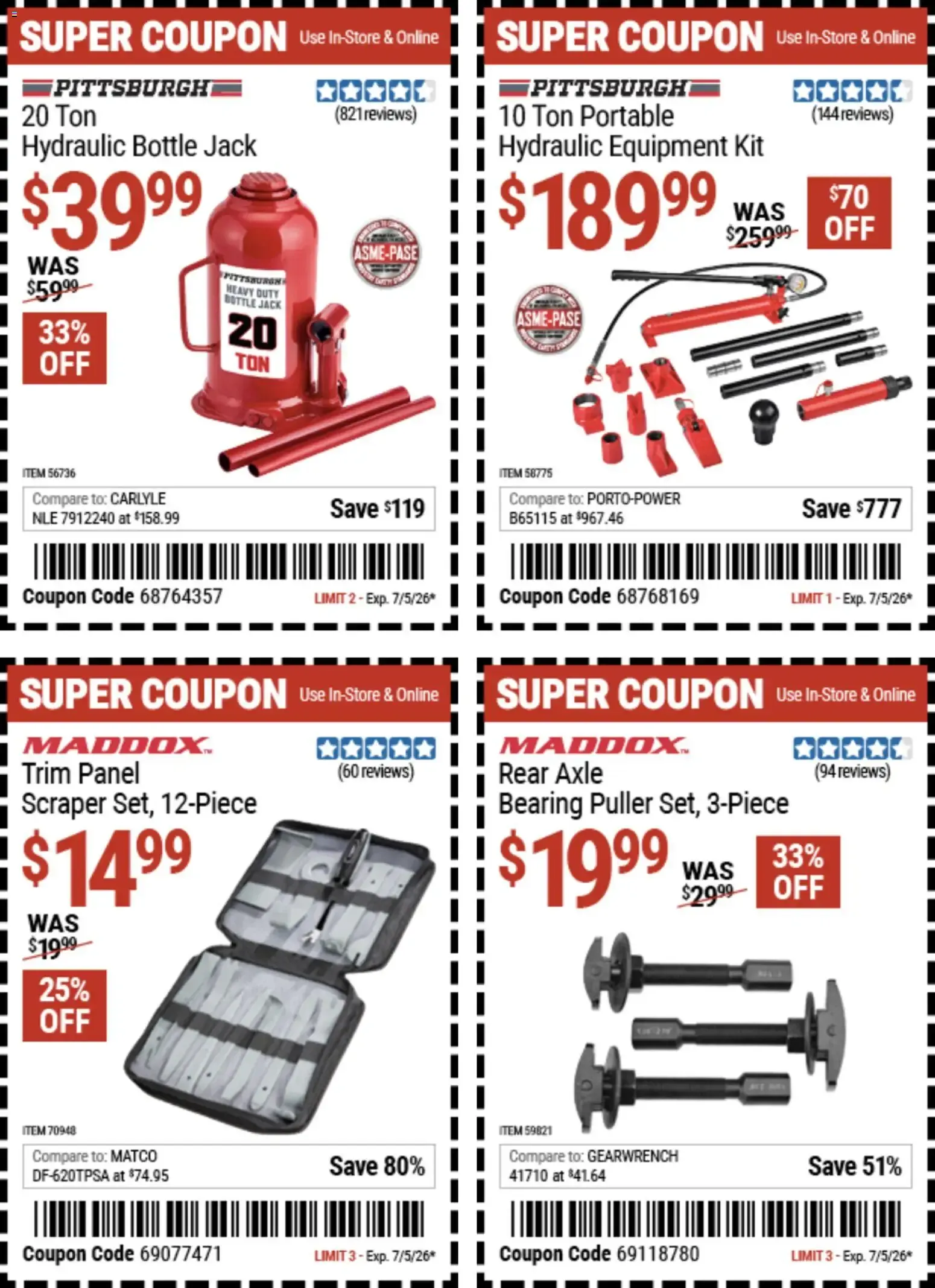 Weekly ad Harbor Freight Weekly Ad (06/22 - 07/05 2026) - Flyer from June 22 to July 5 2026 - Page 12
