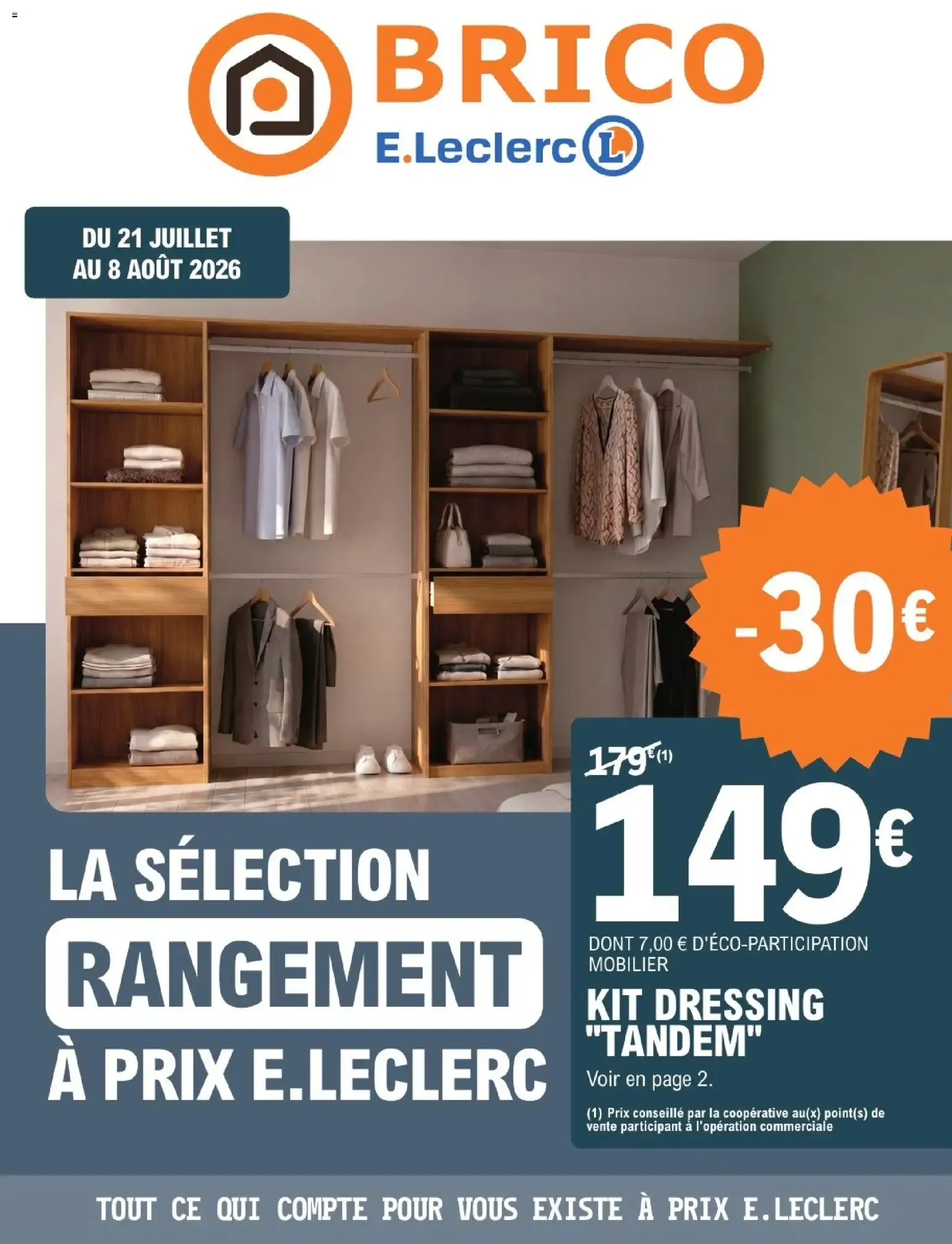 Brico E.Leclerc catalogue à partir du 21/07/2026 - promo en ligne
